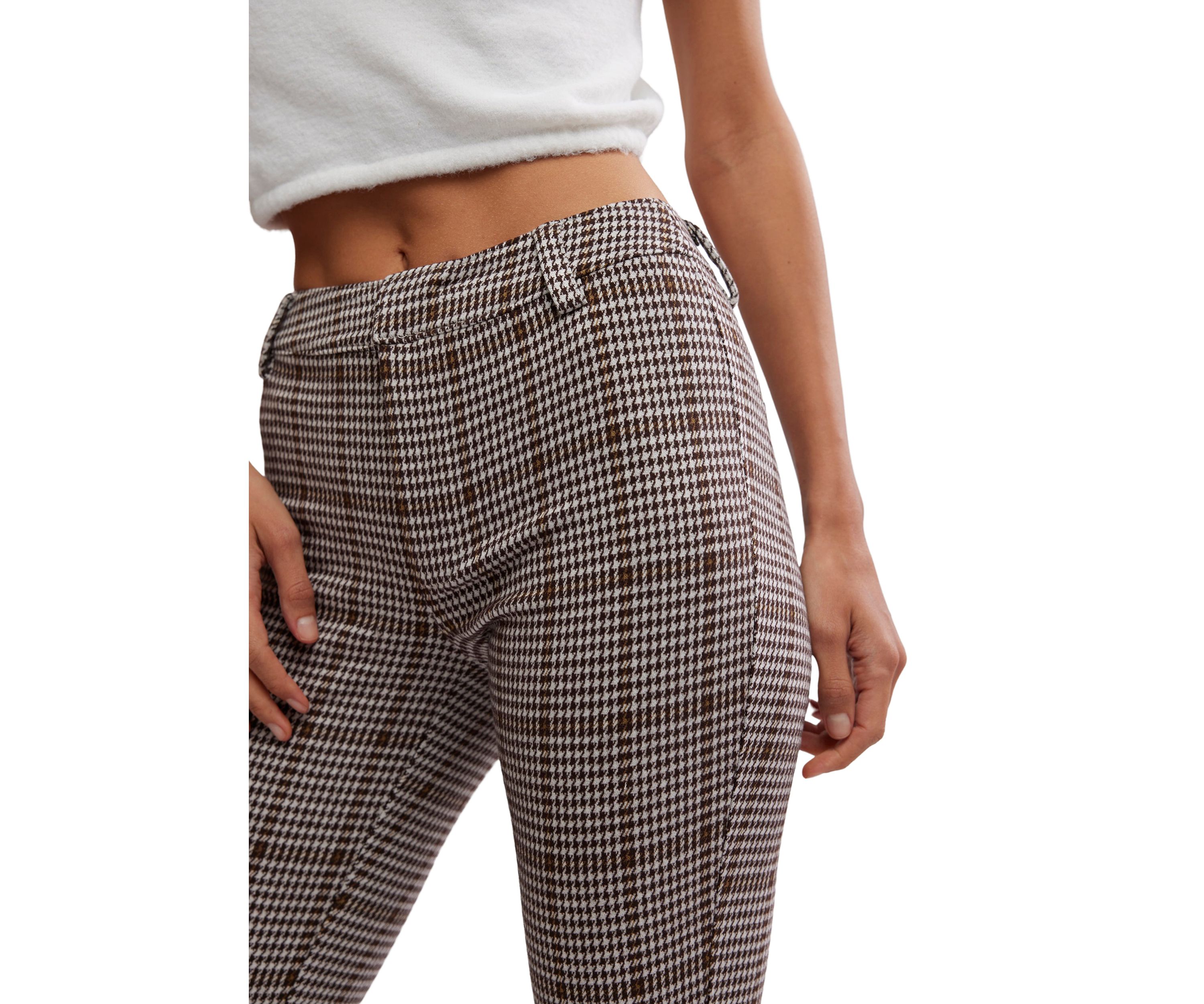 Molly Slim Plaid Pants