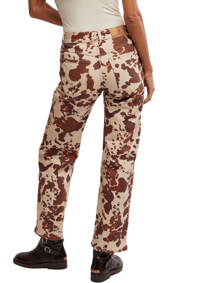 We the Free Risk Taker Mid Rise Printed Jeans