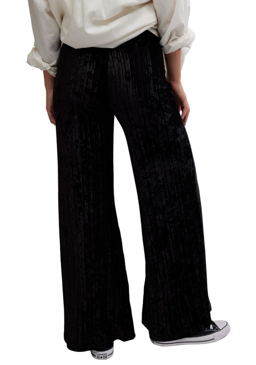 Star Sign Velvet Pants