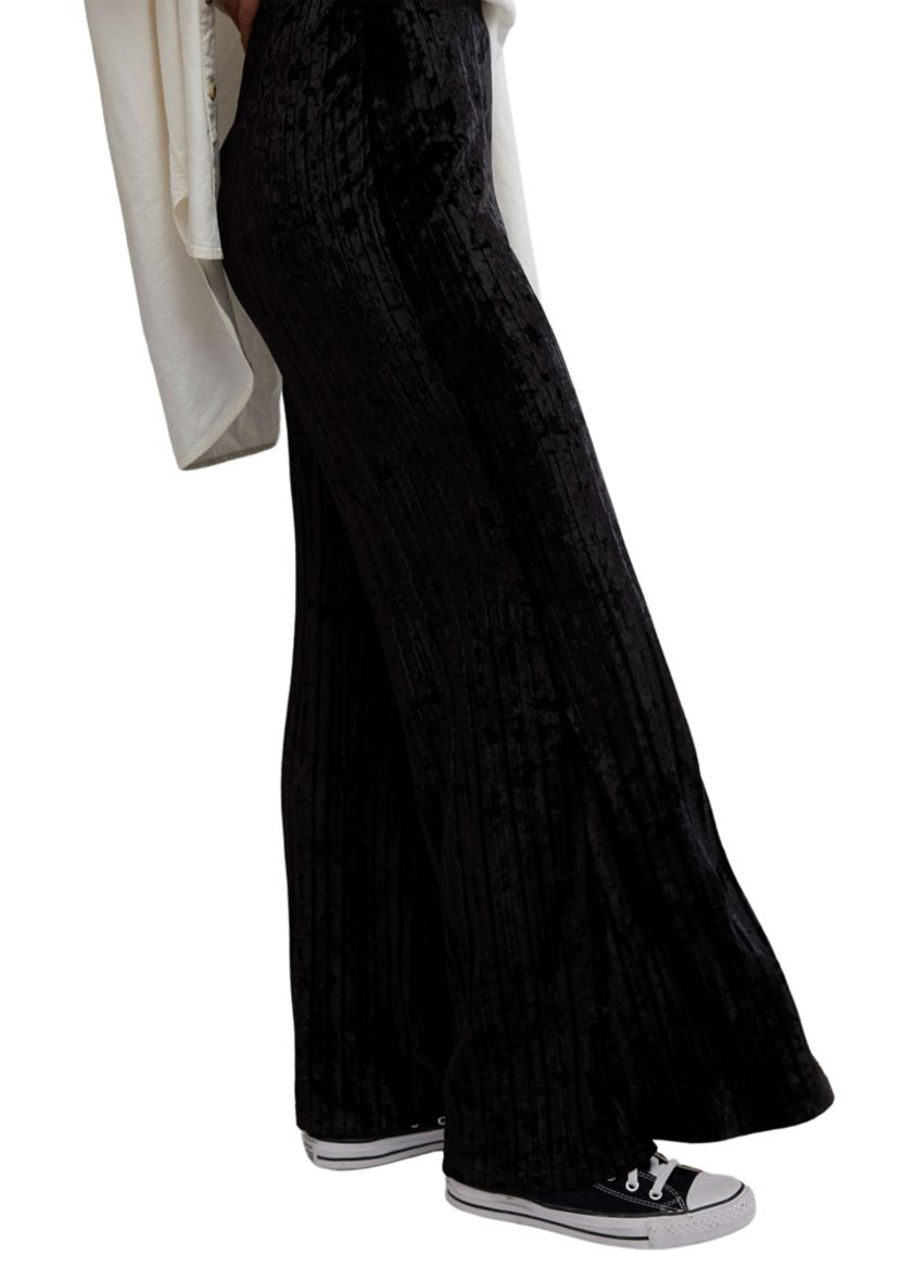 Star Sign Velvet Pants