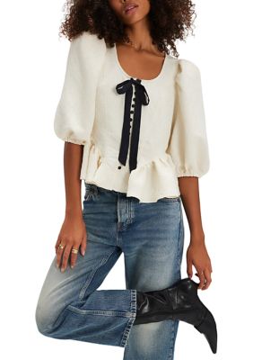Free People Women's Pamela Bow Top
