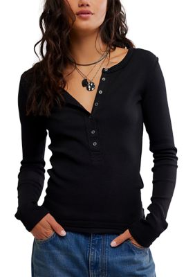 Free People Women's We The Free Jamie Henley, Black, Large