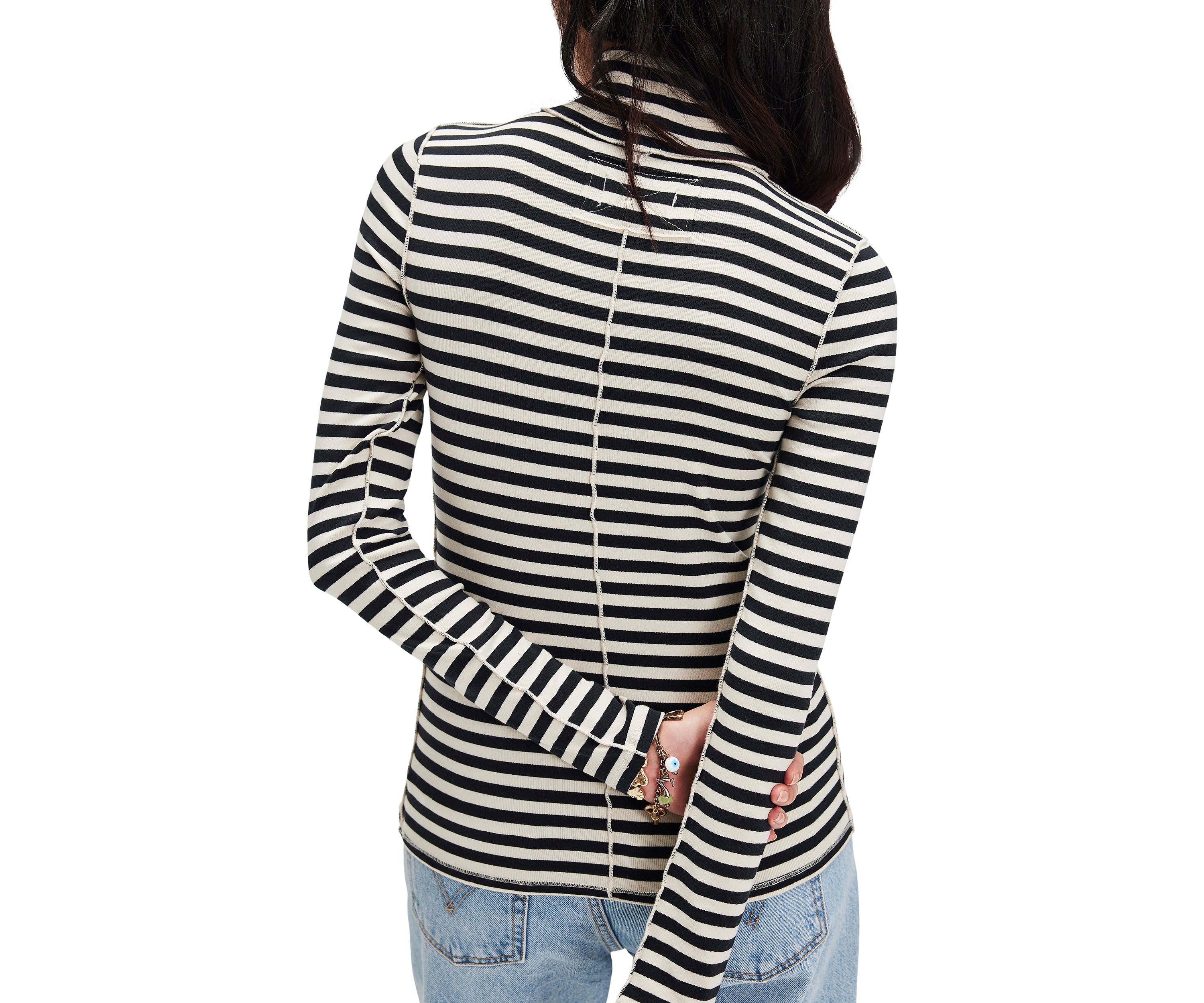 We The Free Good Good Stripe Turtleneck