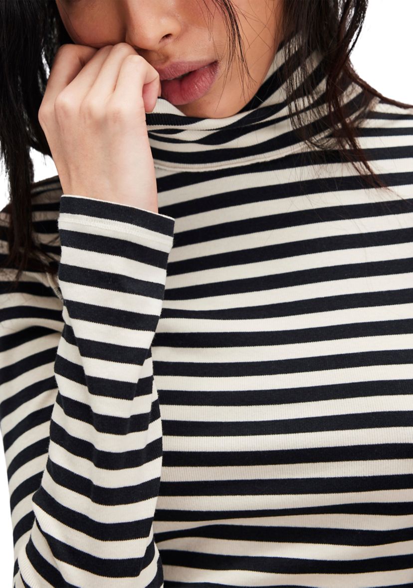 We The Free Good Good Stripe Turtleneck