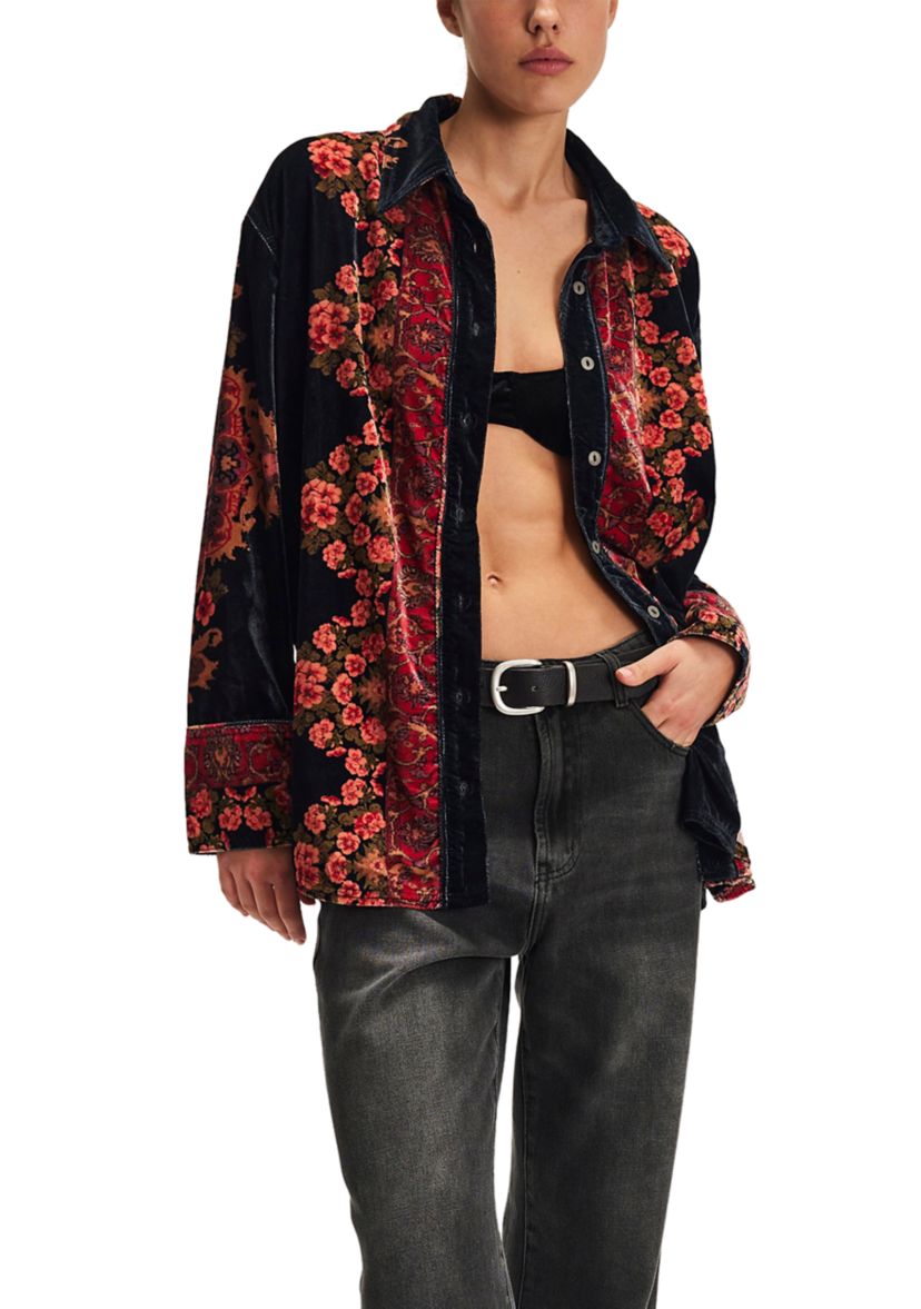We The Free One Night Velvet Top