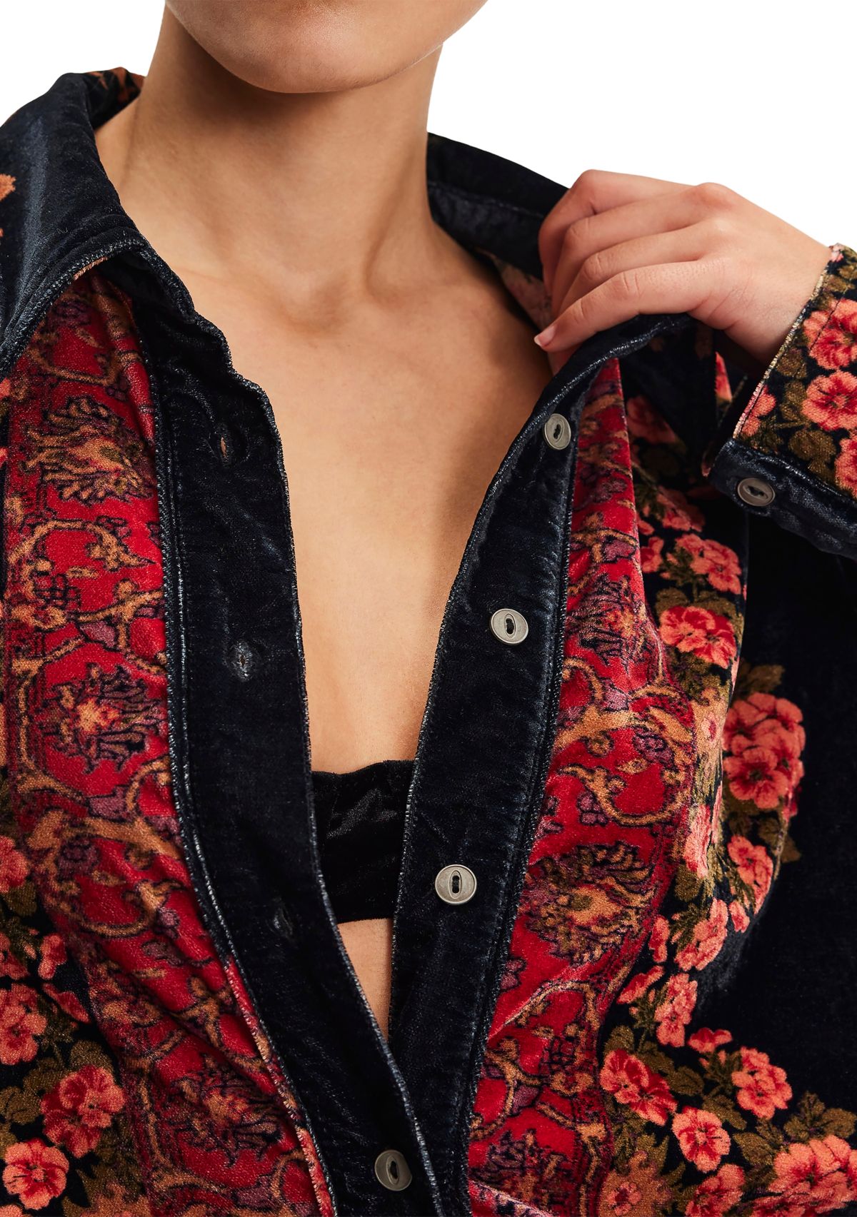 We The Free One Night Velvet Top