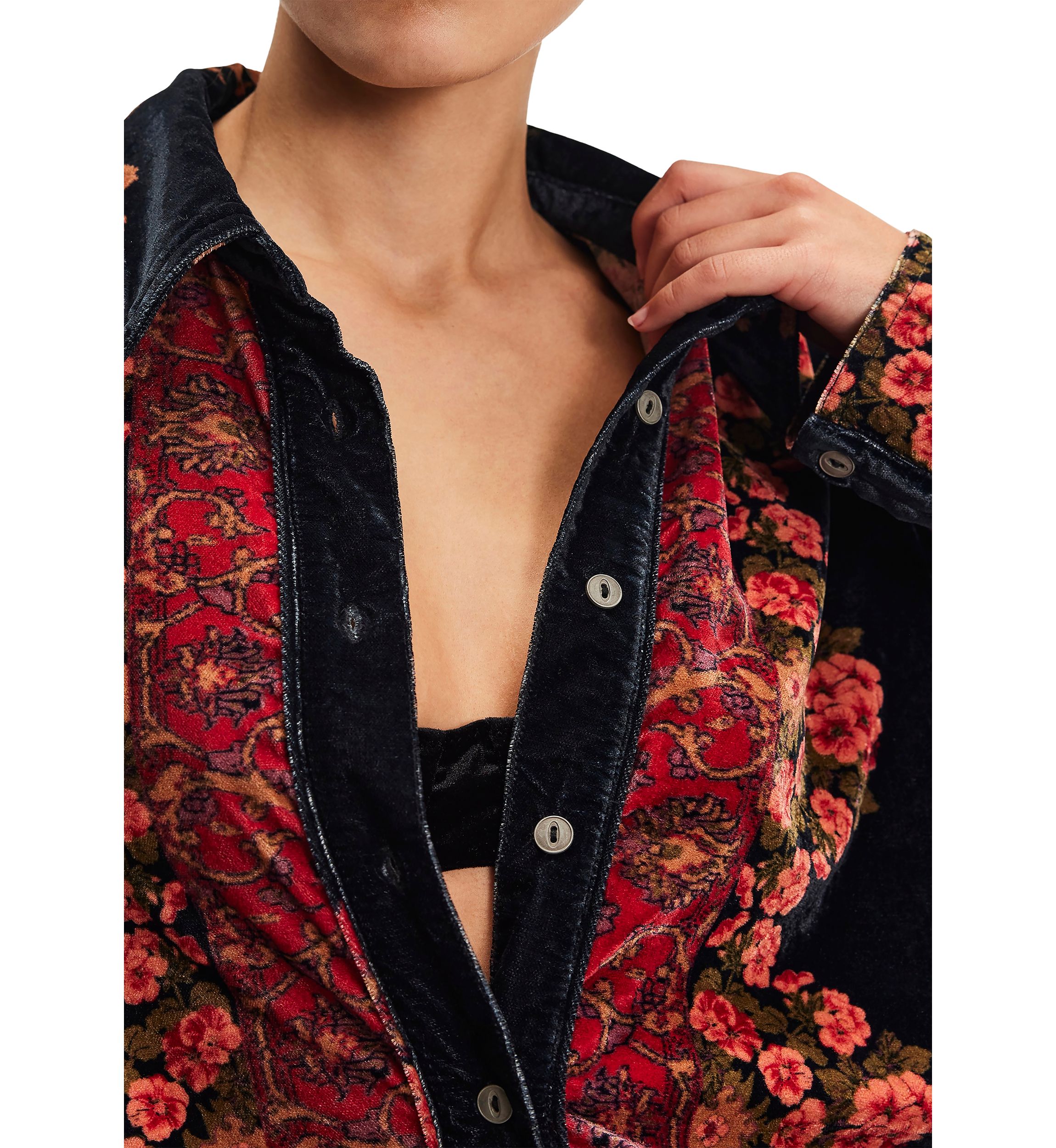 We The Free One Night Velvet Top