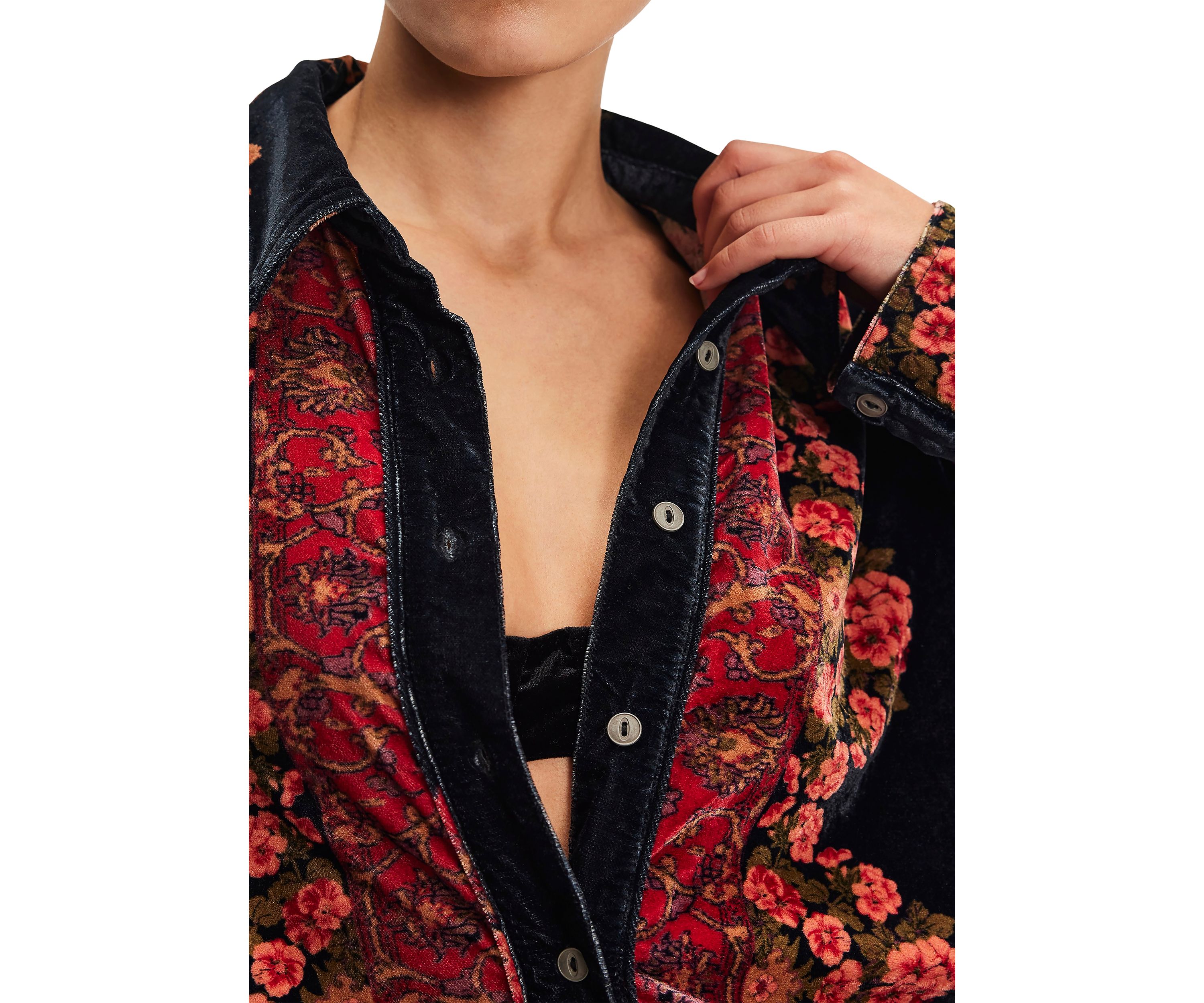 We The Free One Night Velvet Top