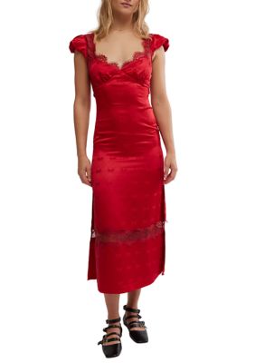 Free People Women's Foolish Heart Midi Dress