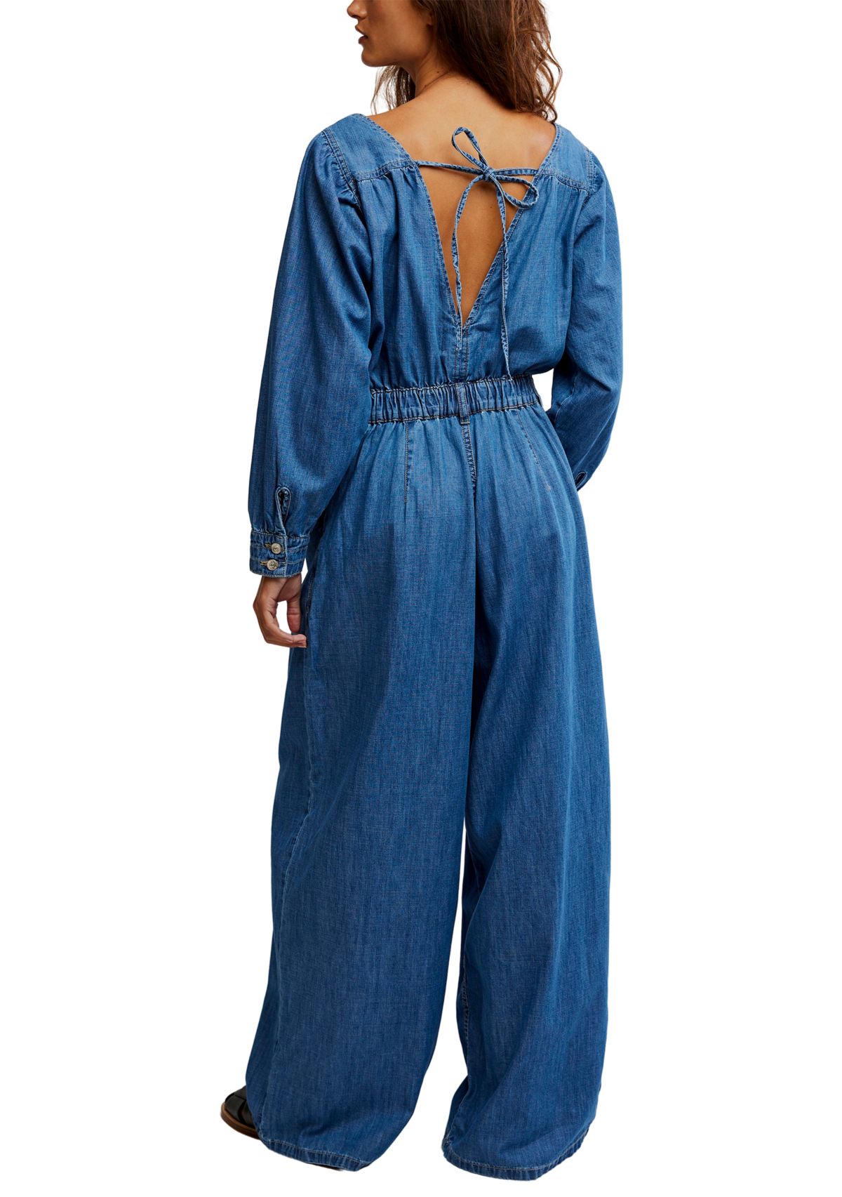 We The Free Clara Denim Jumpsuit