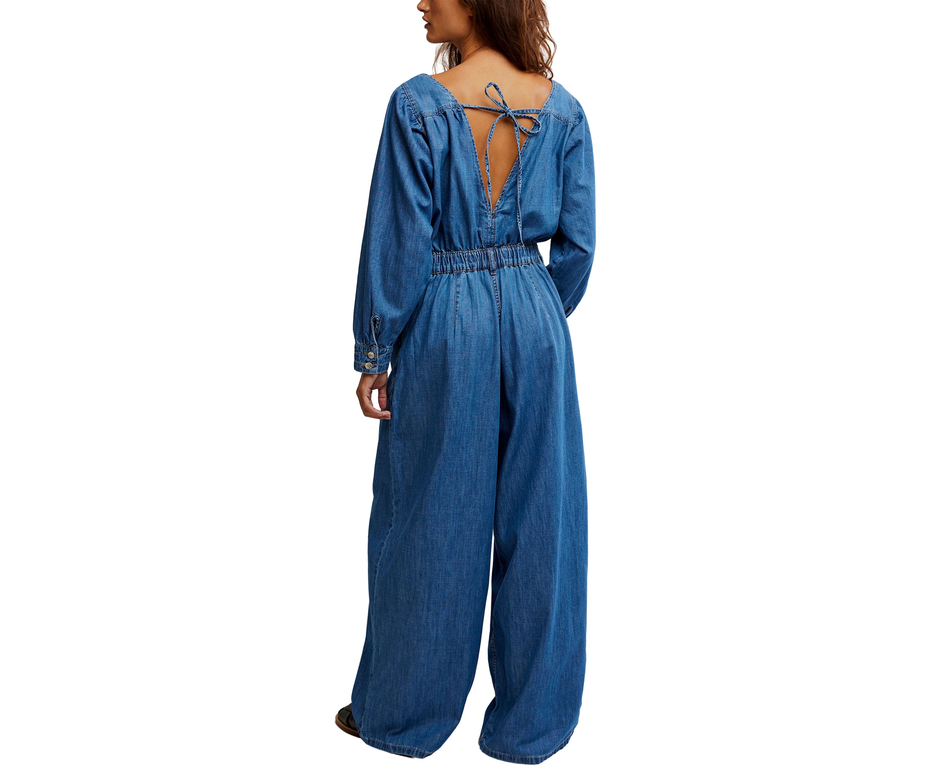 We The Free Clara Denim Jumpsuit