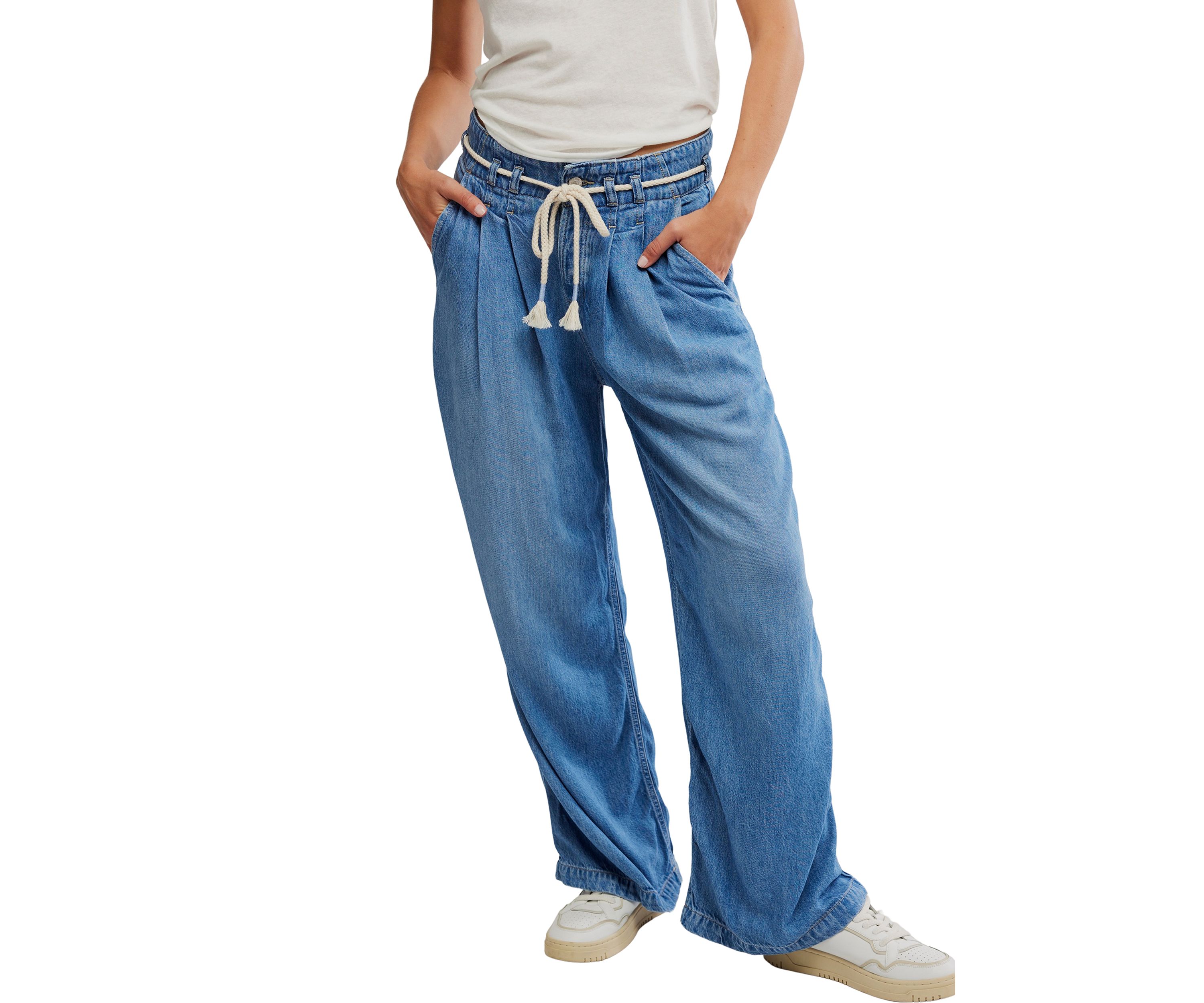 We The Free Dakota Cinched Pull-On Jeans