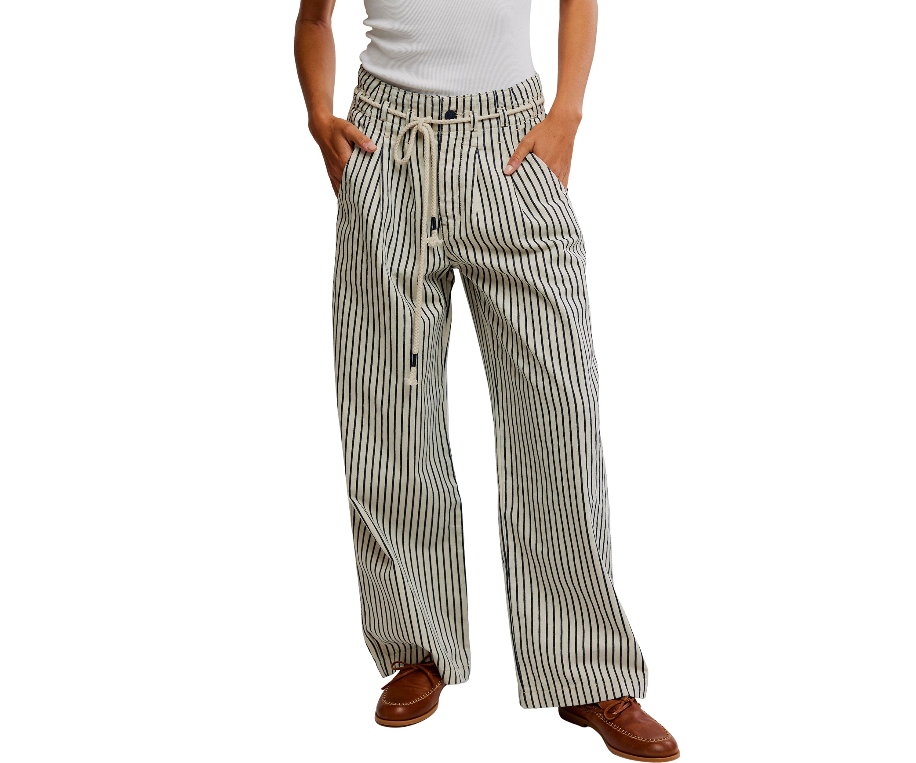 We the Free Dakota Cinched Railroad Pull On Jeans