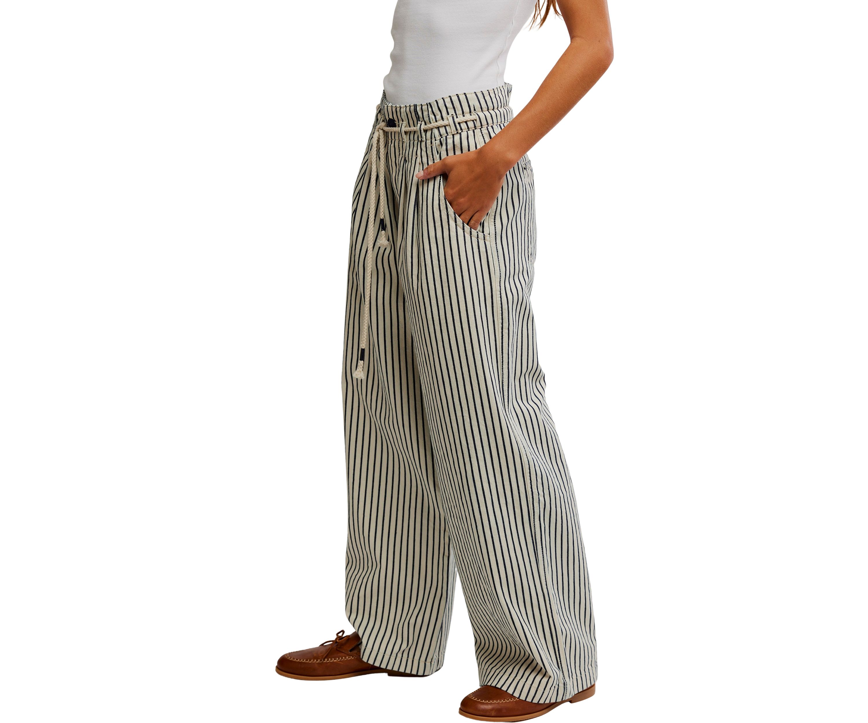 We the Free Dakota Cinched Railroad Pull On Jeans