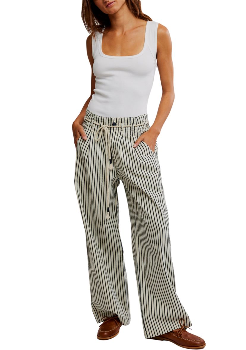 We the Free Dakota Cinched Railroad Pull On Jeans