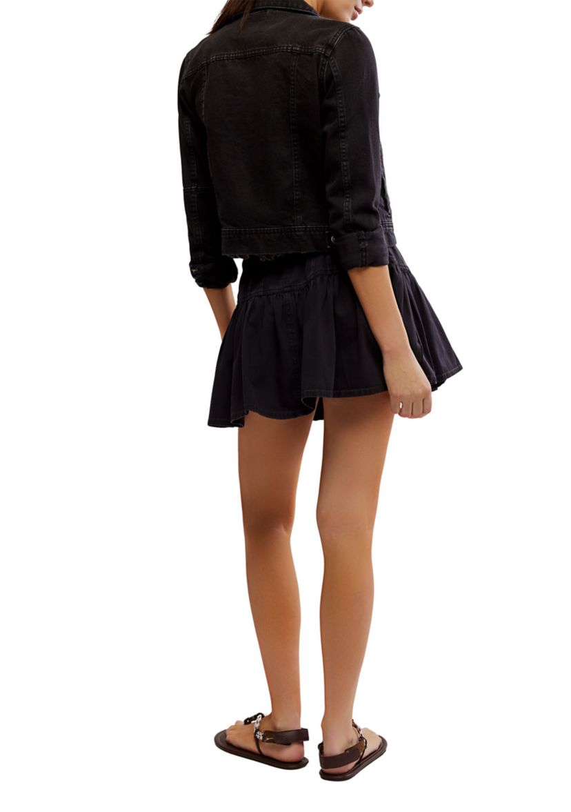 We The Free Roselle Denim Mini Skirt