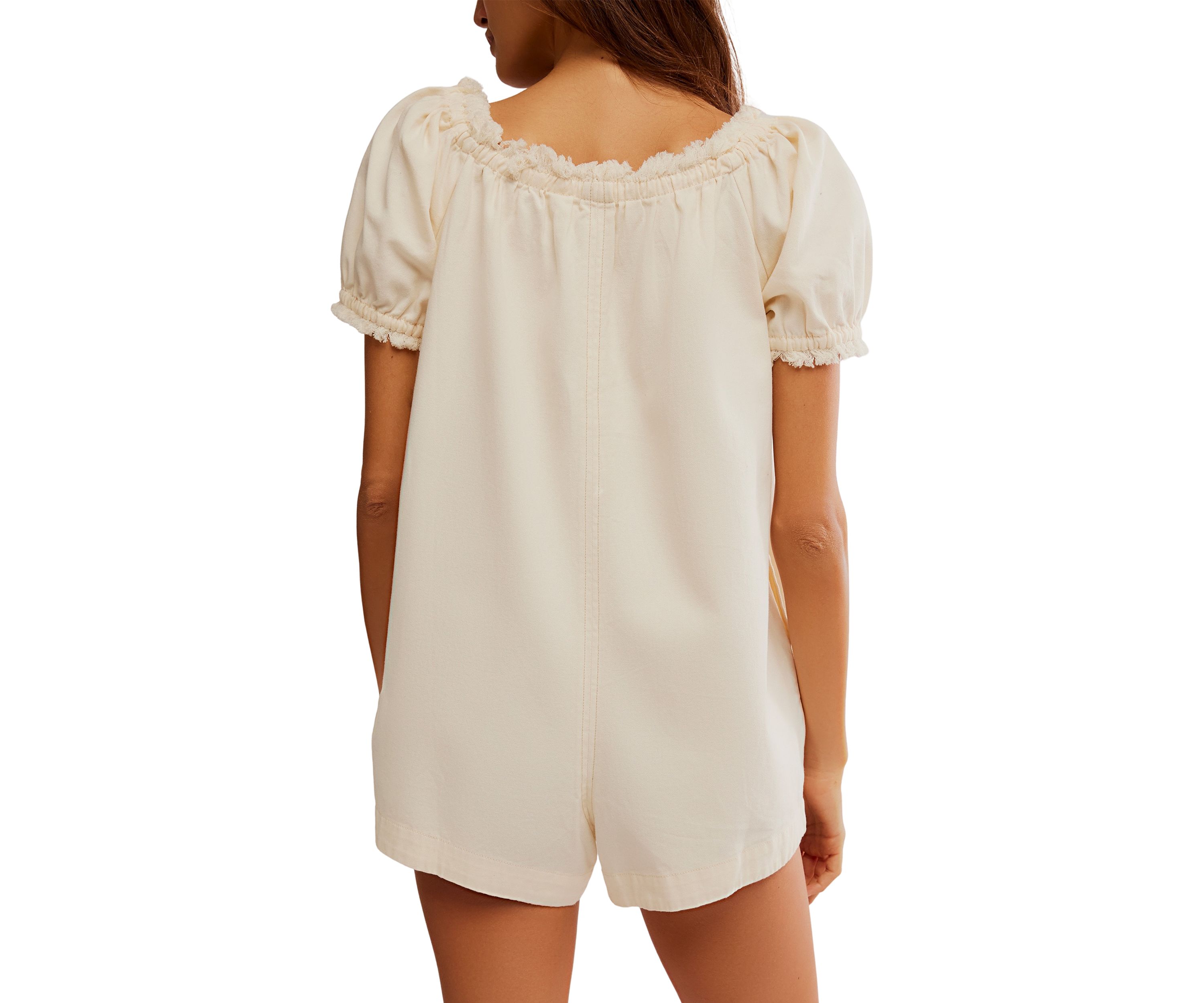 We the Free Daisy Denim Babydoll Romper