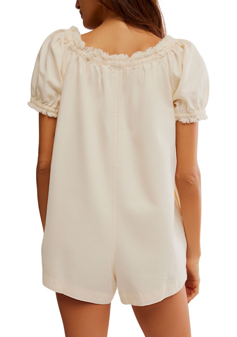 We the Free Daisy Denim Babydoll Romper