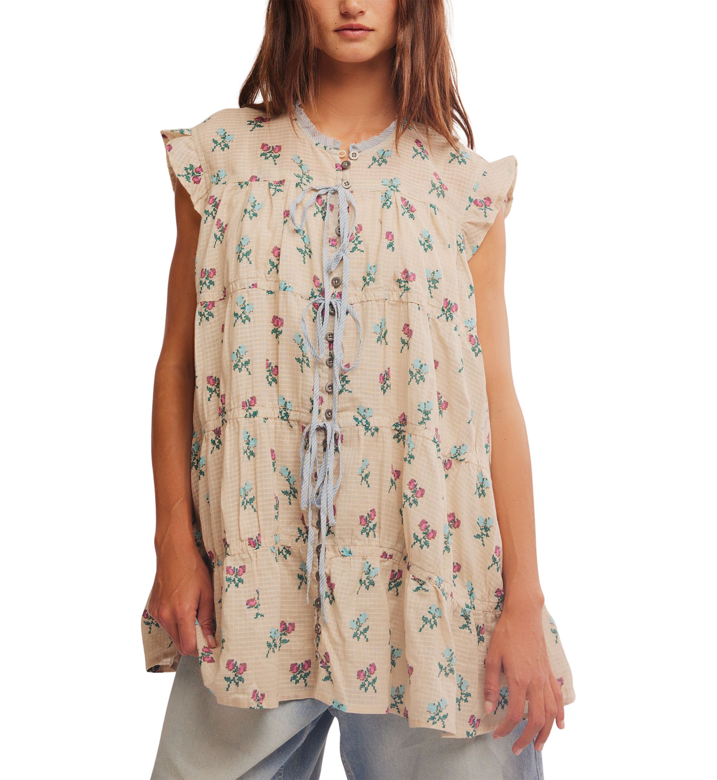 Sundown Print Tunic Dress
