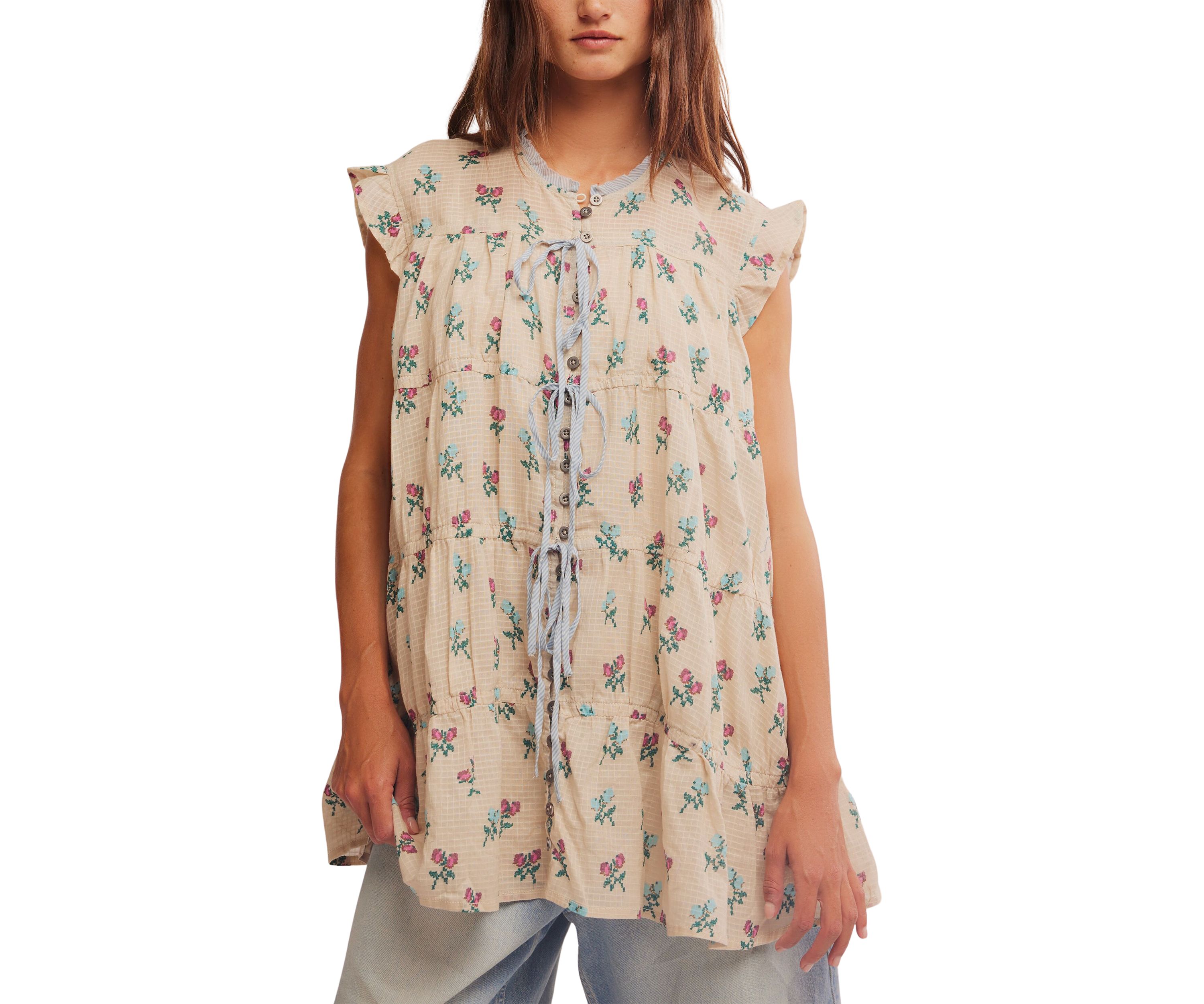 Sundown Print Tunic Dress