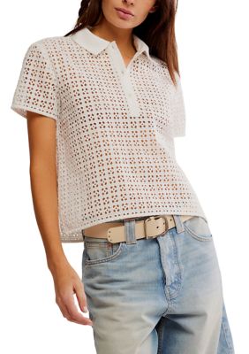 Free People Women's Anna Eyelet Top