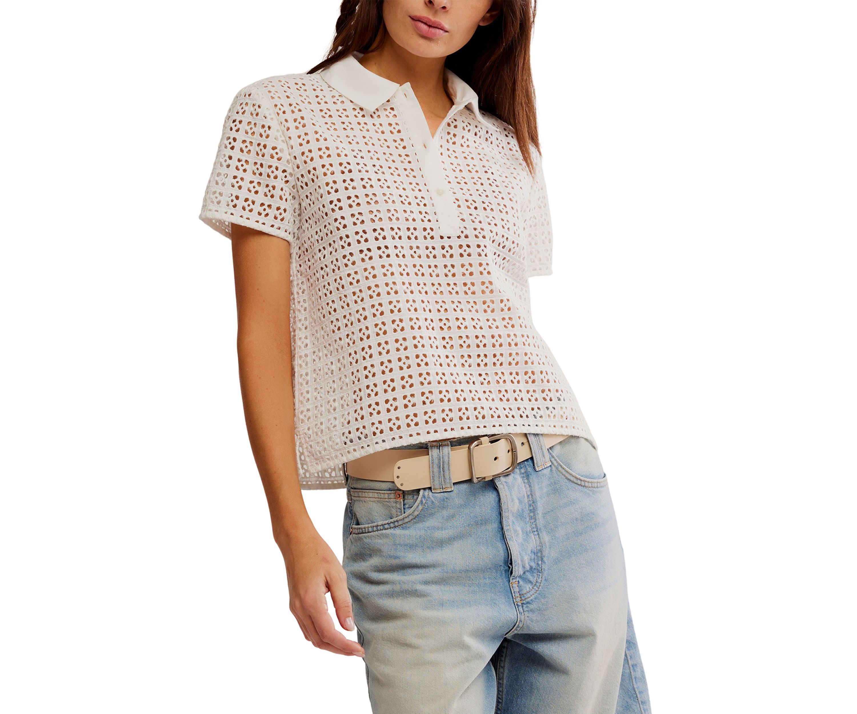 Anna Eyelet Top