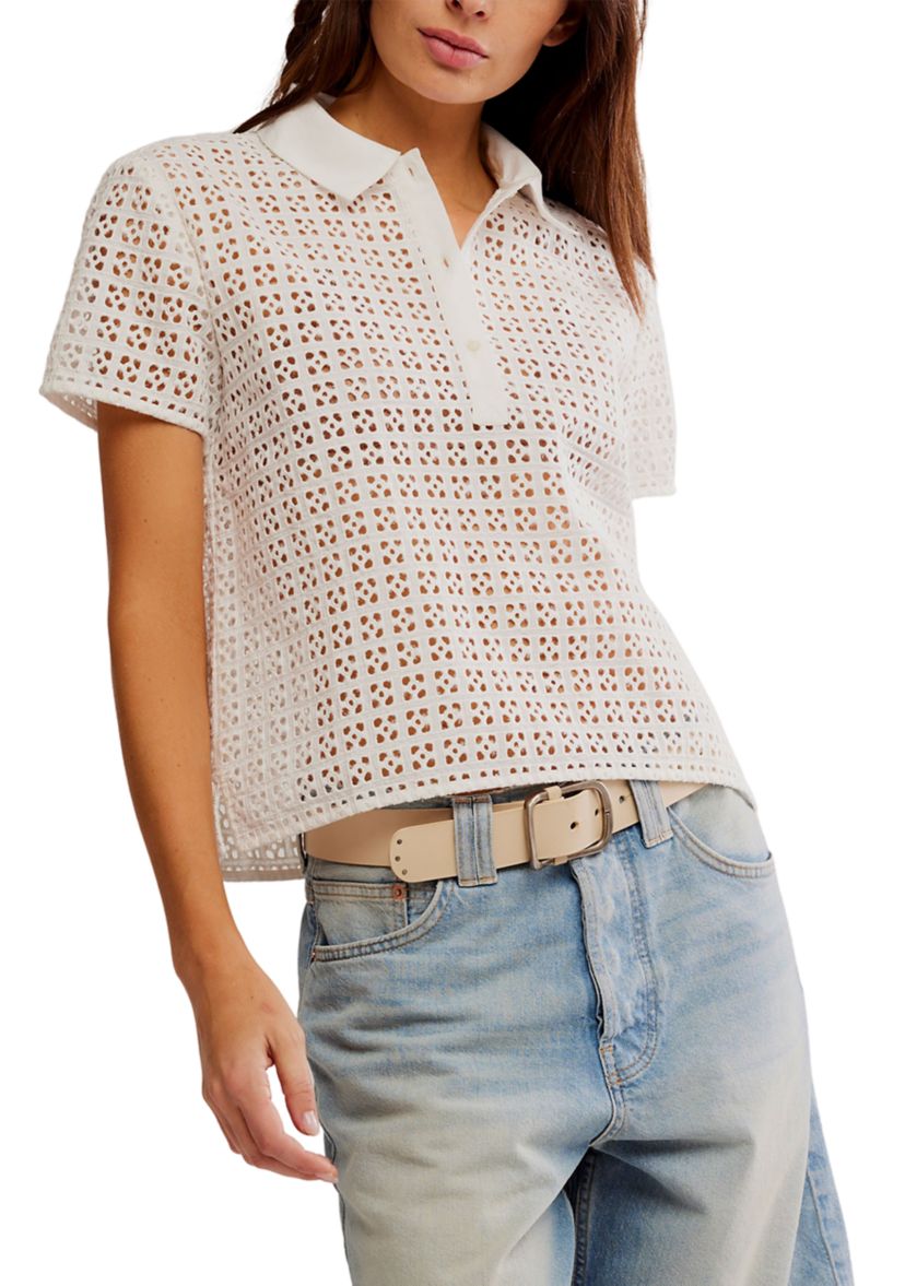 Anna Eyelet Top