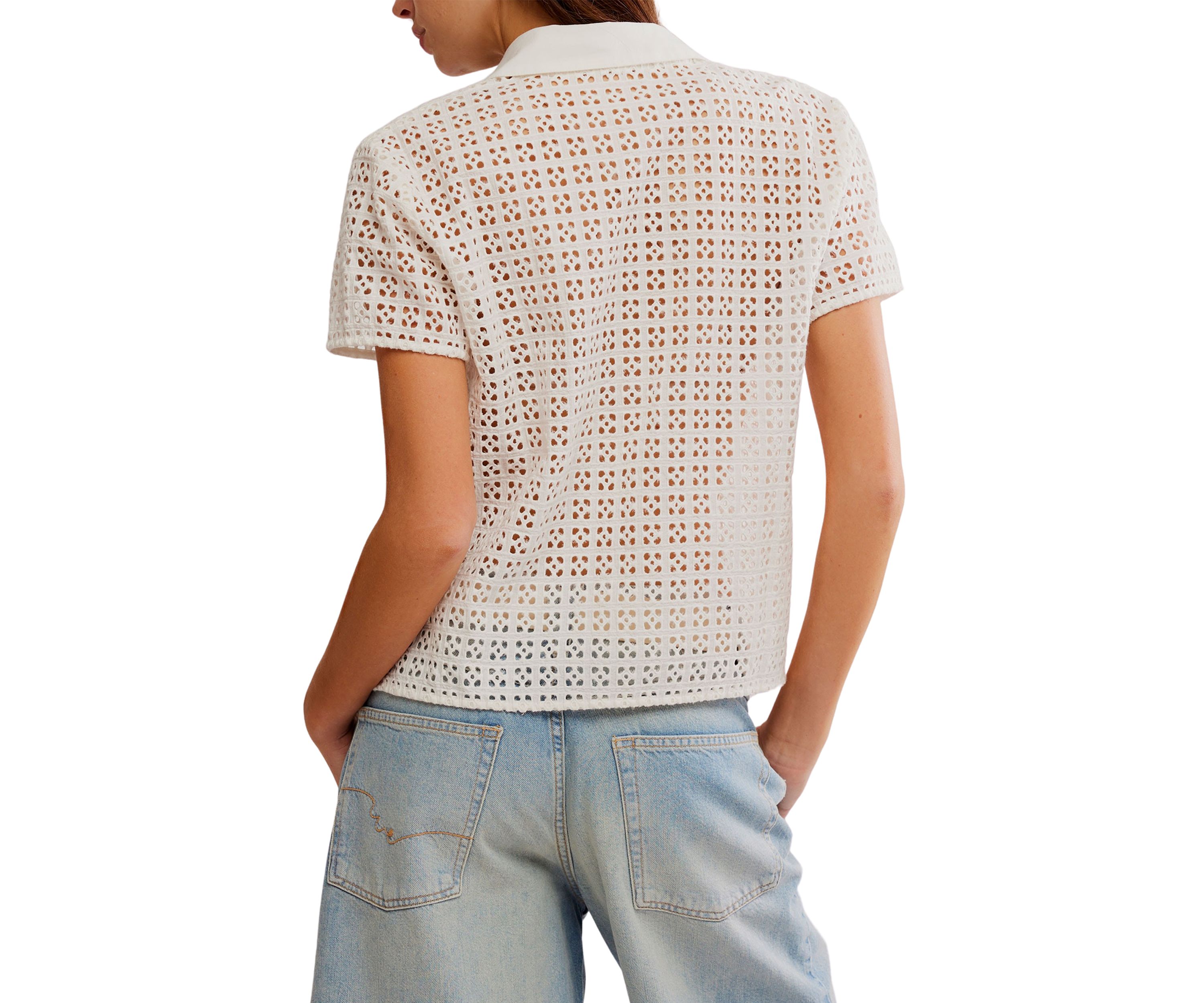 Anna Eyelet Top
