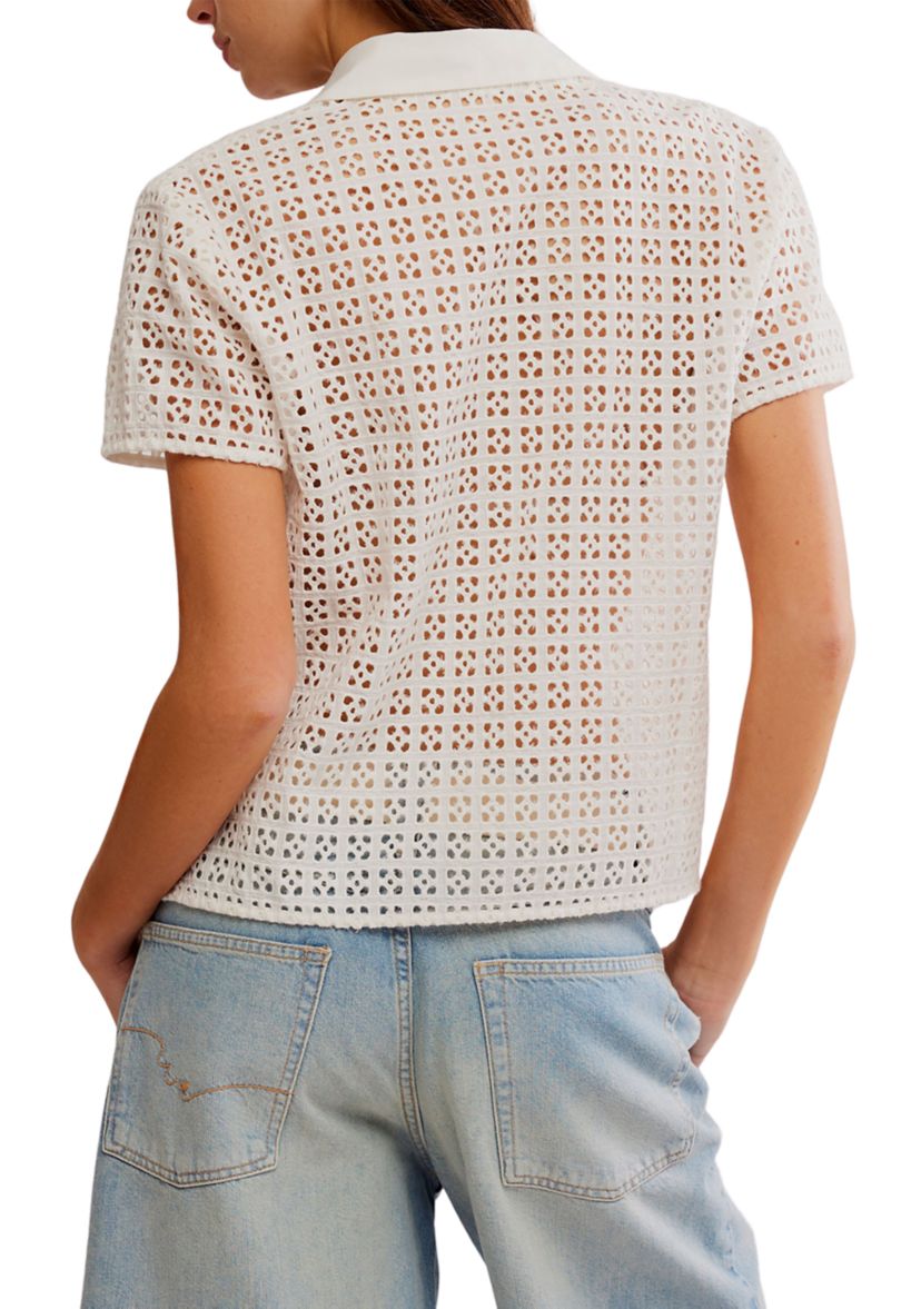 Anna Eyelet Top