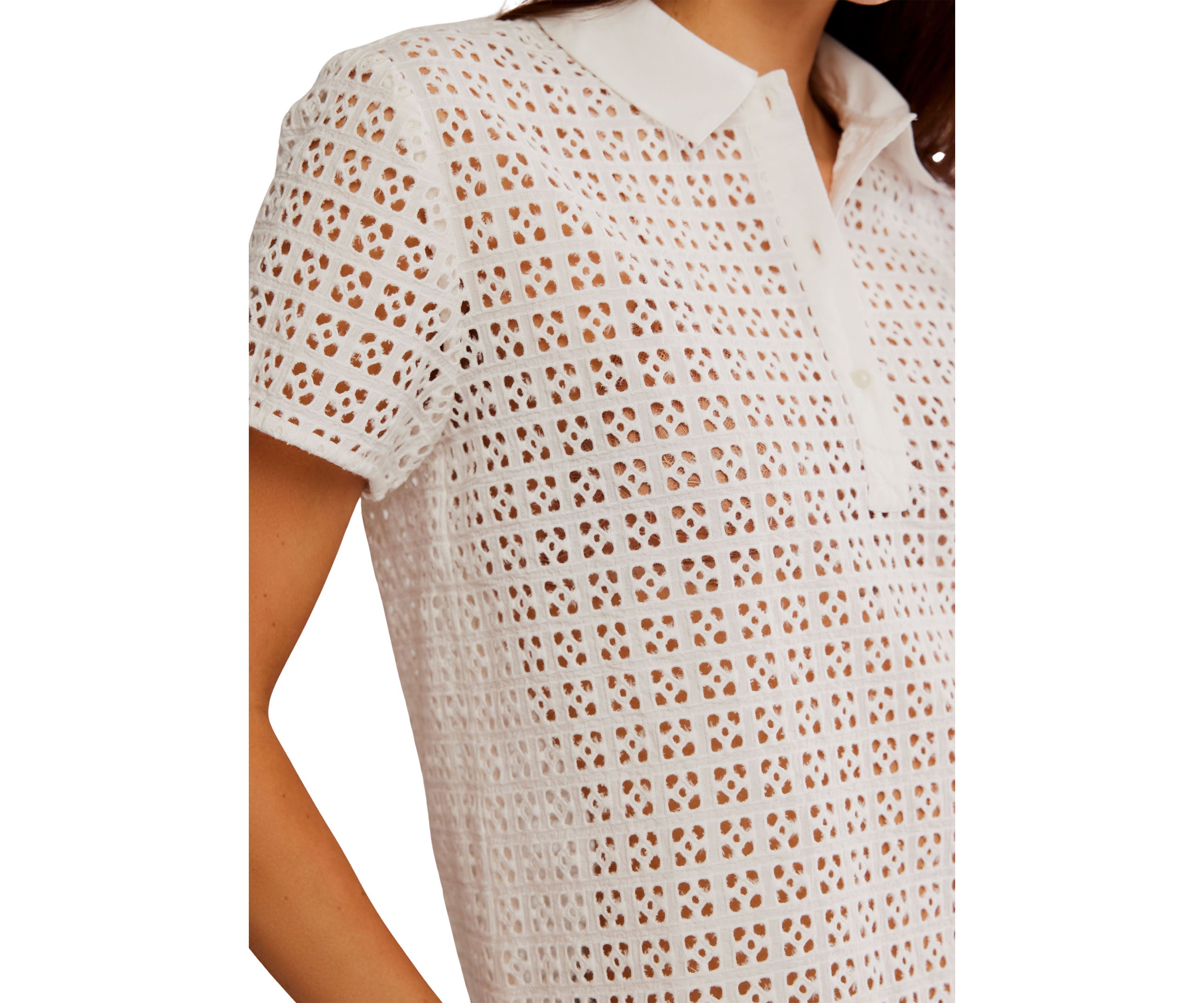Anna Eyelet Top