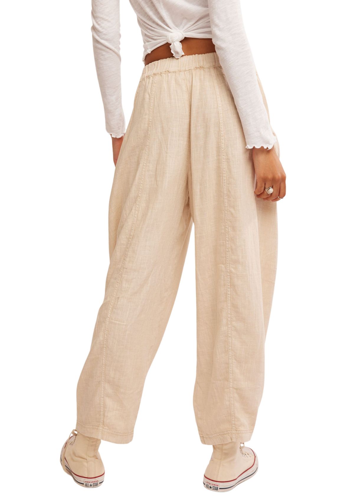 High Road Solid Pull-On Barrel Pants