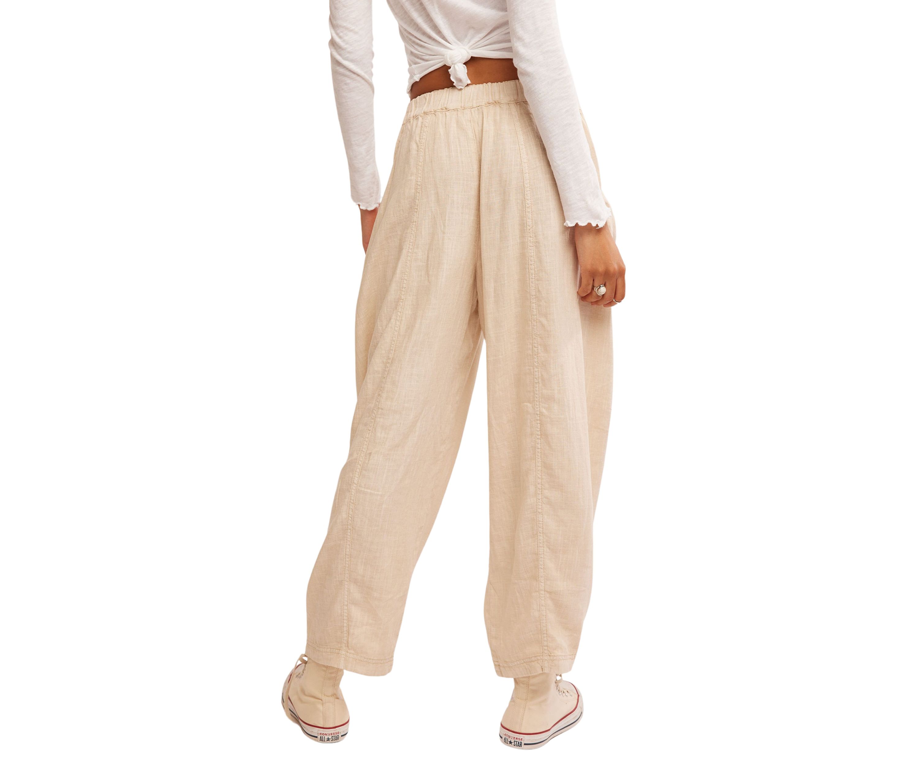 High Road Solid Pull-On Barrel Pants