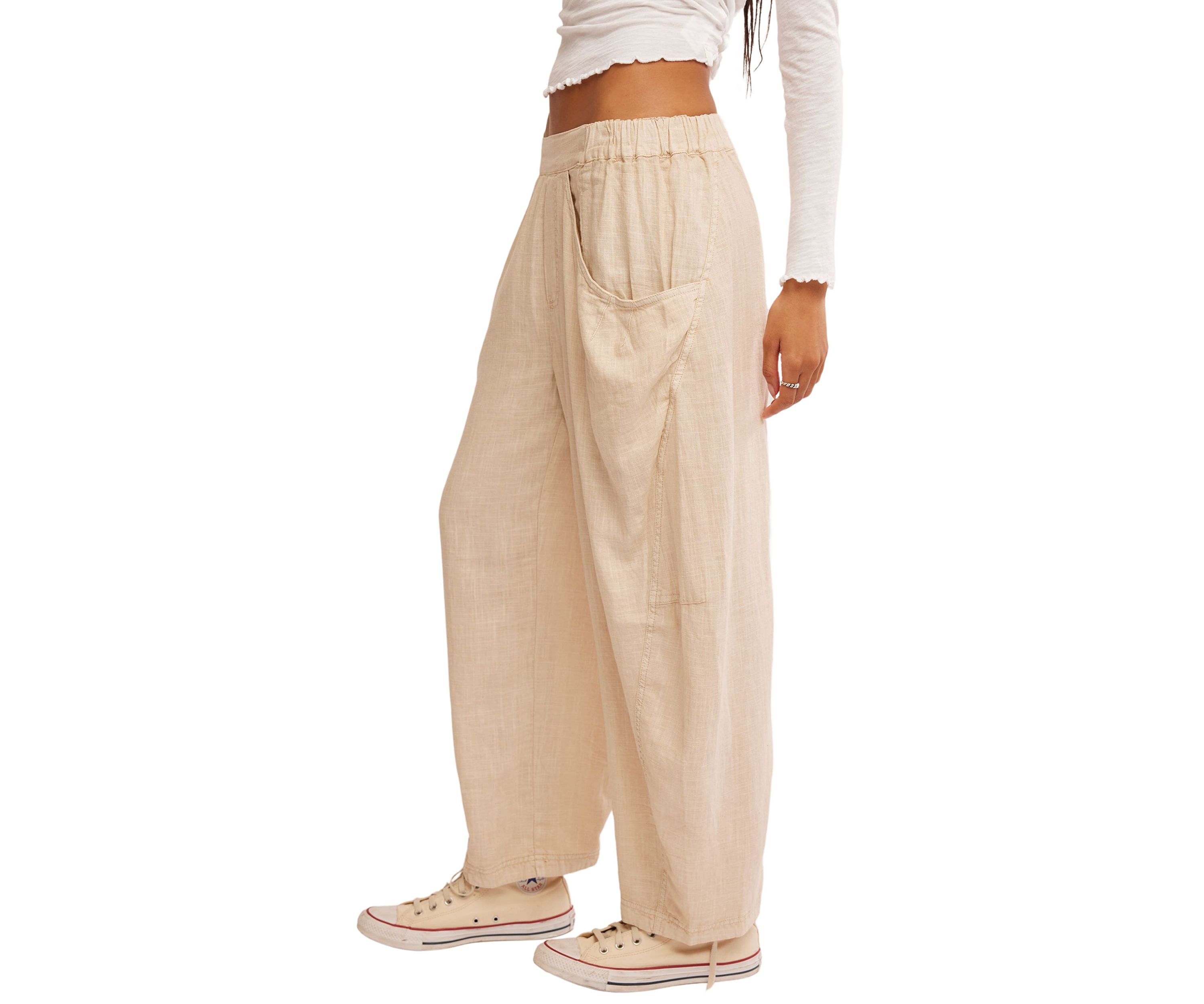 High Road Solid Pull-On Barrel Pants