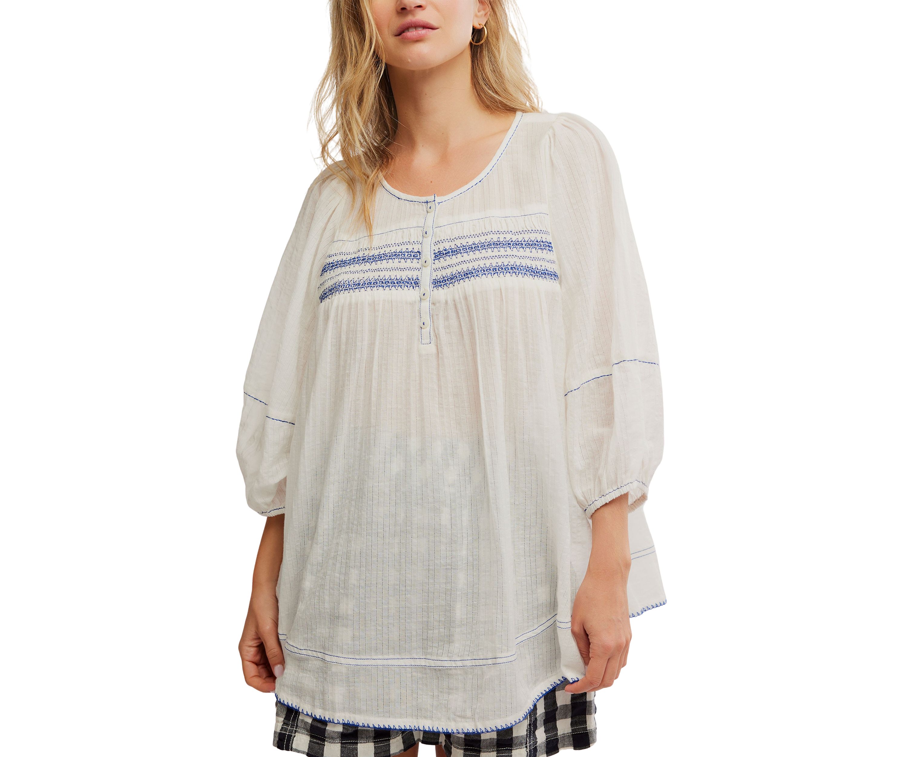 Womens Dylan Smocked Tunic 