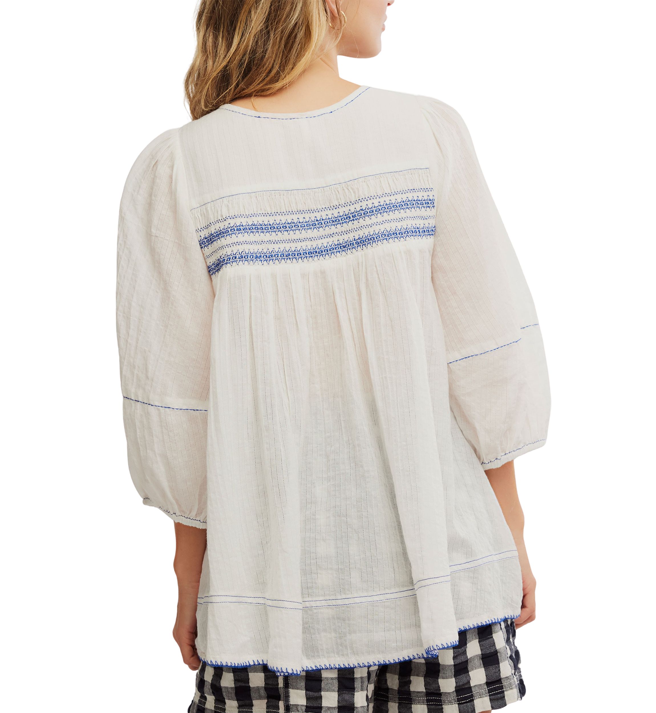 Womens Dylan Smocked Tunic 