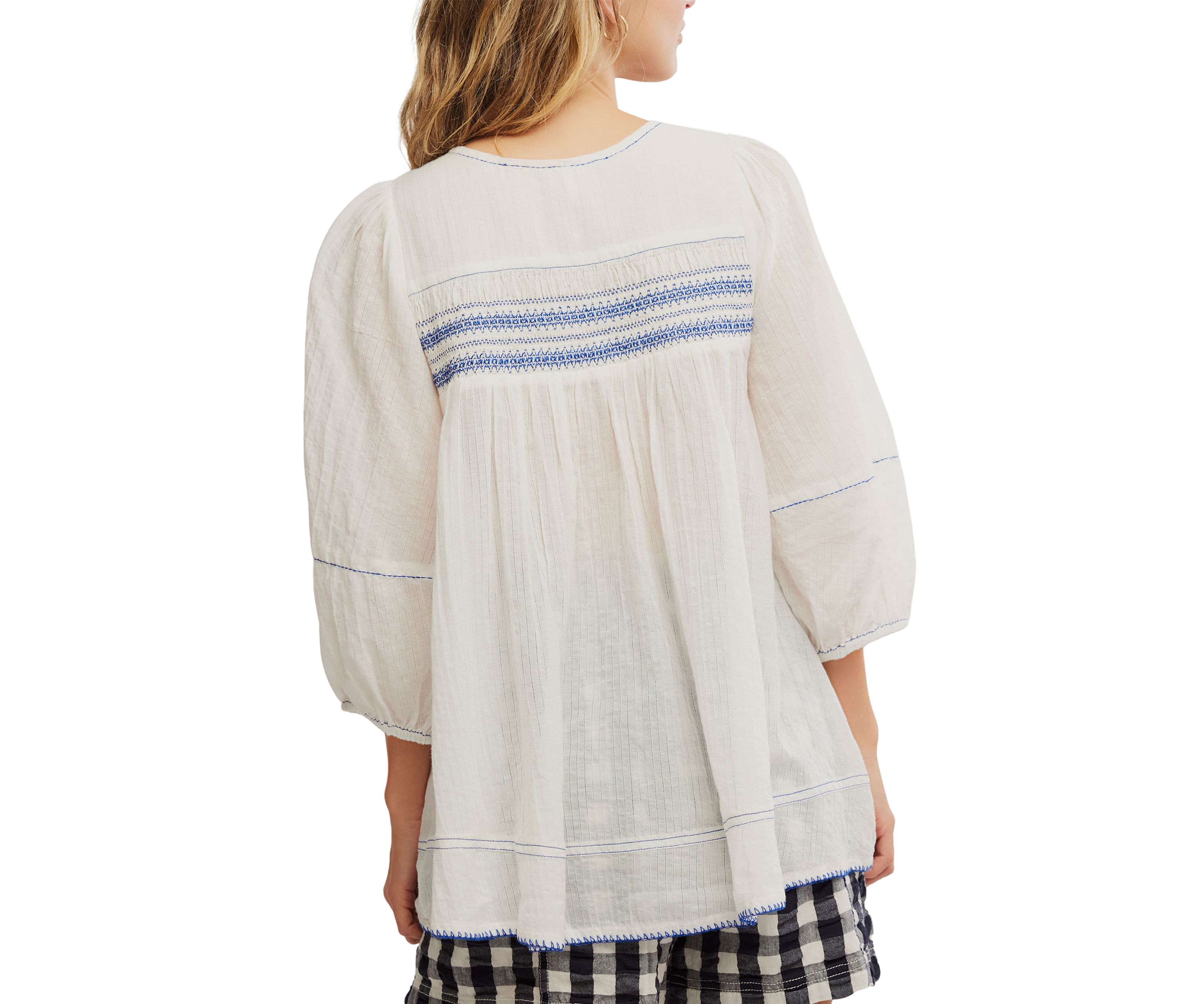 Womens Dylan Smocked Tunic 