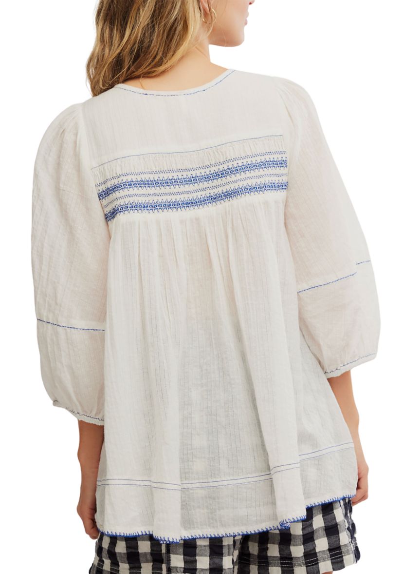 Womens Dylan Smocked Tunic 