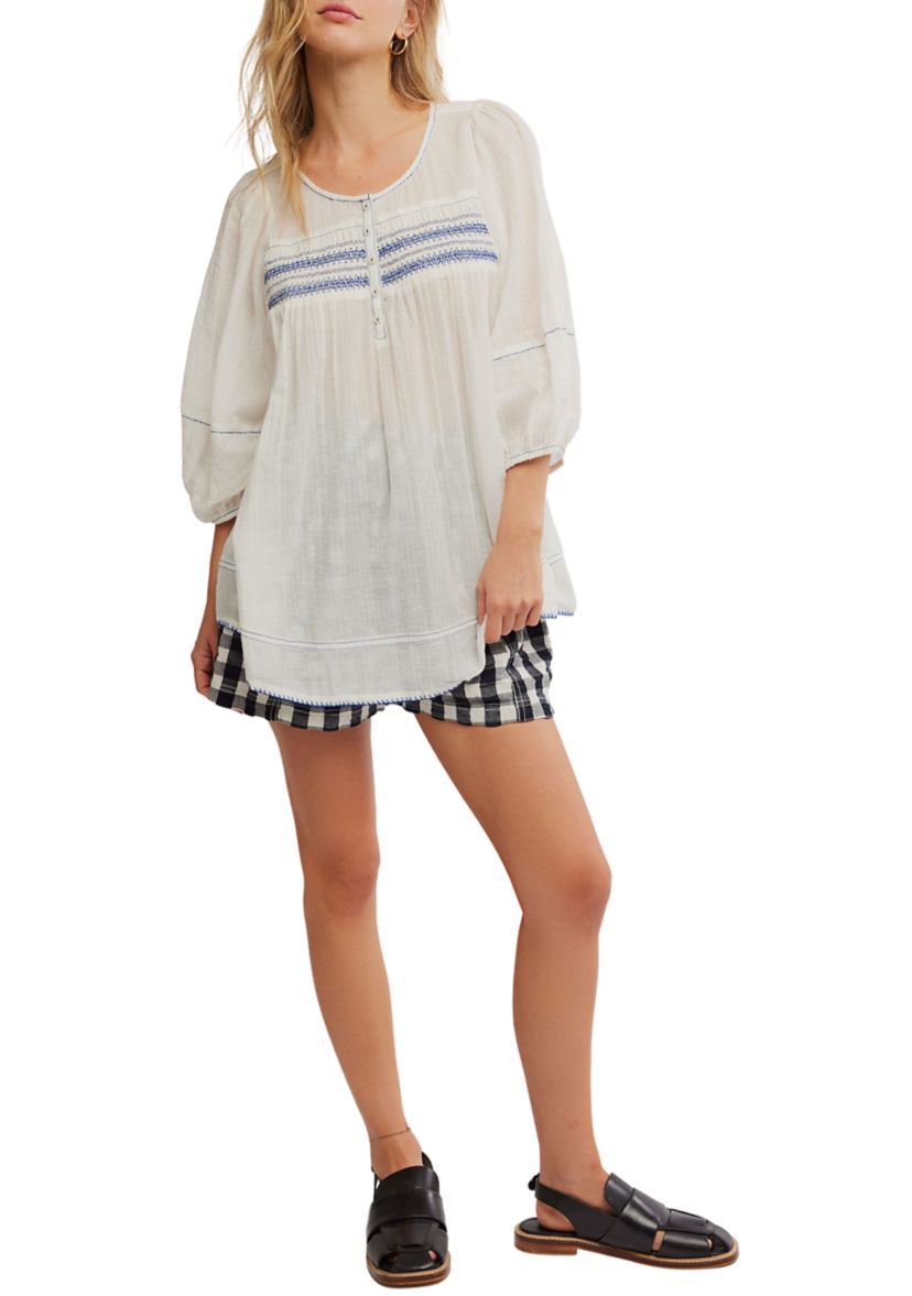 Womens Dylan Smocked Tunic 