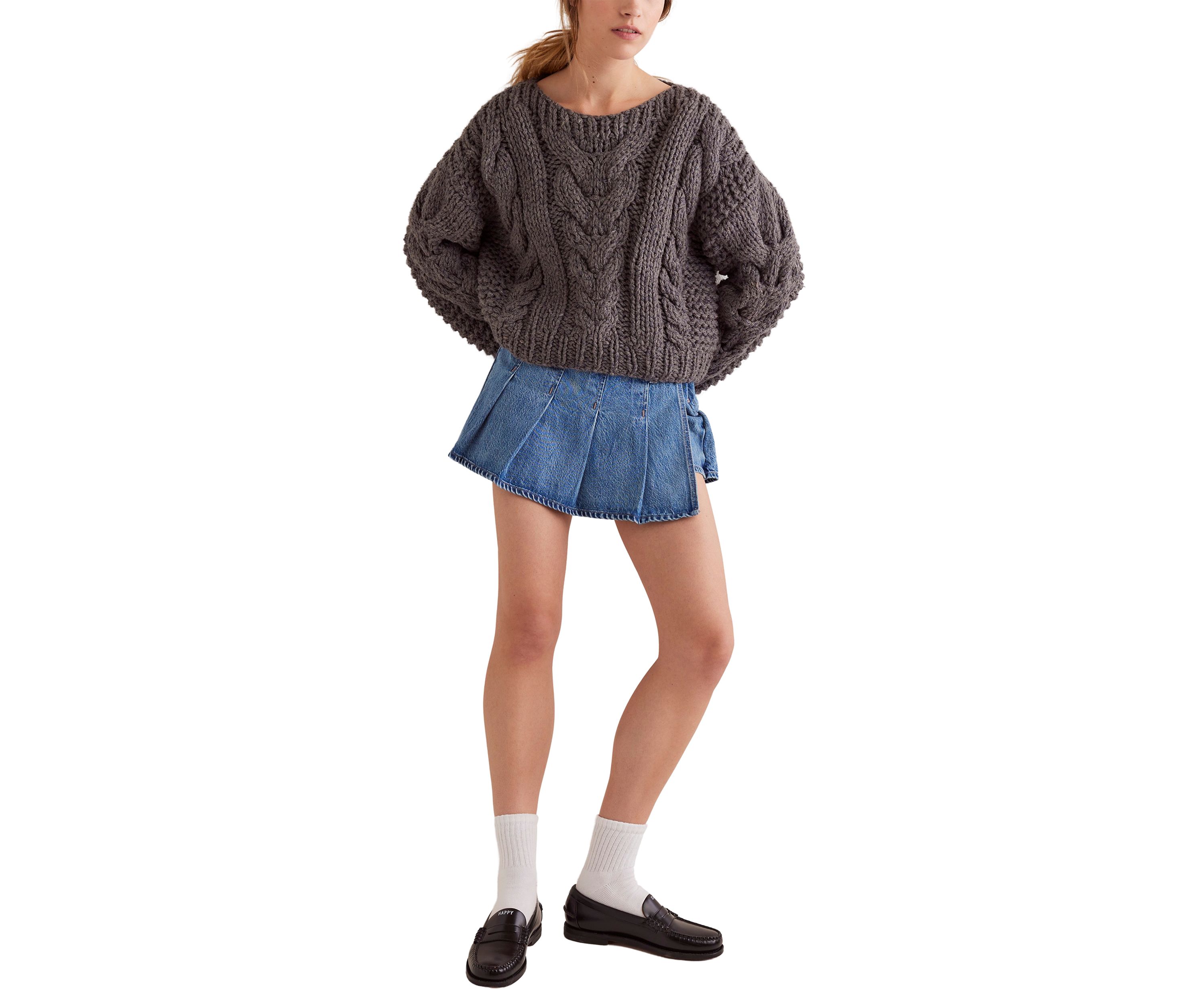 We The Free Stephie Denim Skort