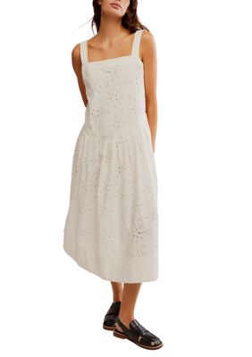 Free People Women's Primavera Eyelet Midi Dress