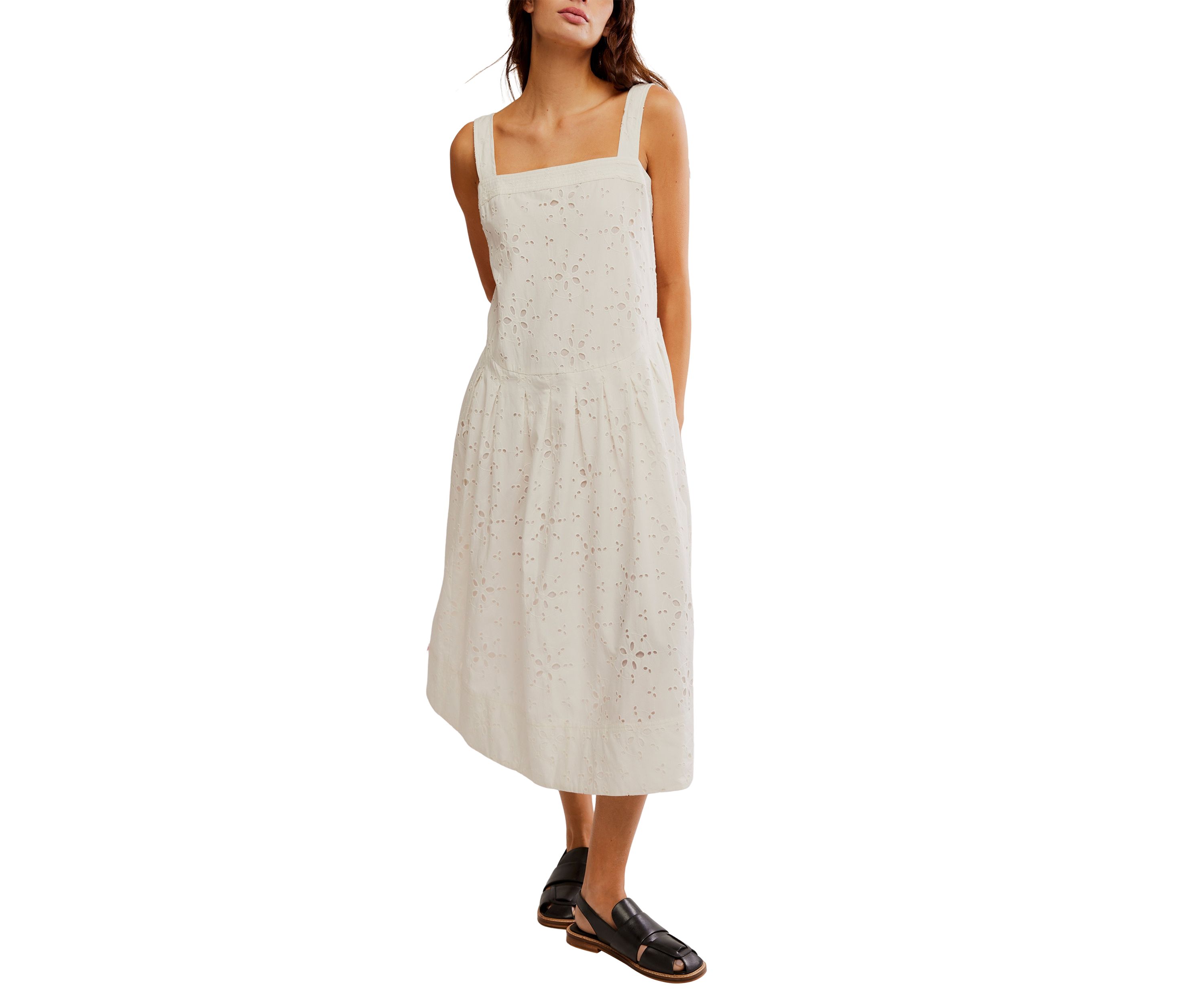Primavera Eyelet Midi Dress