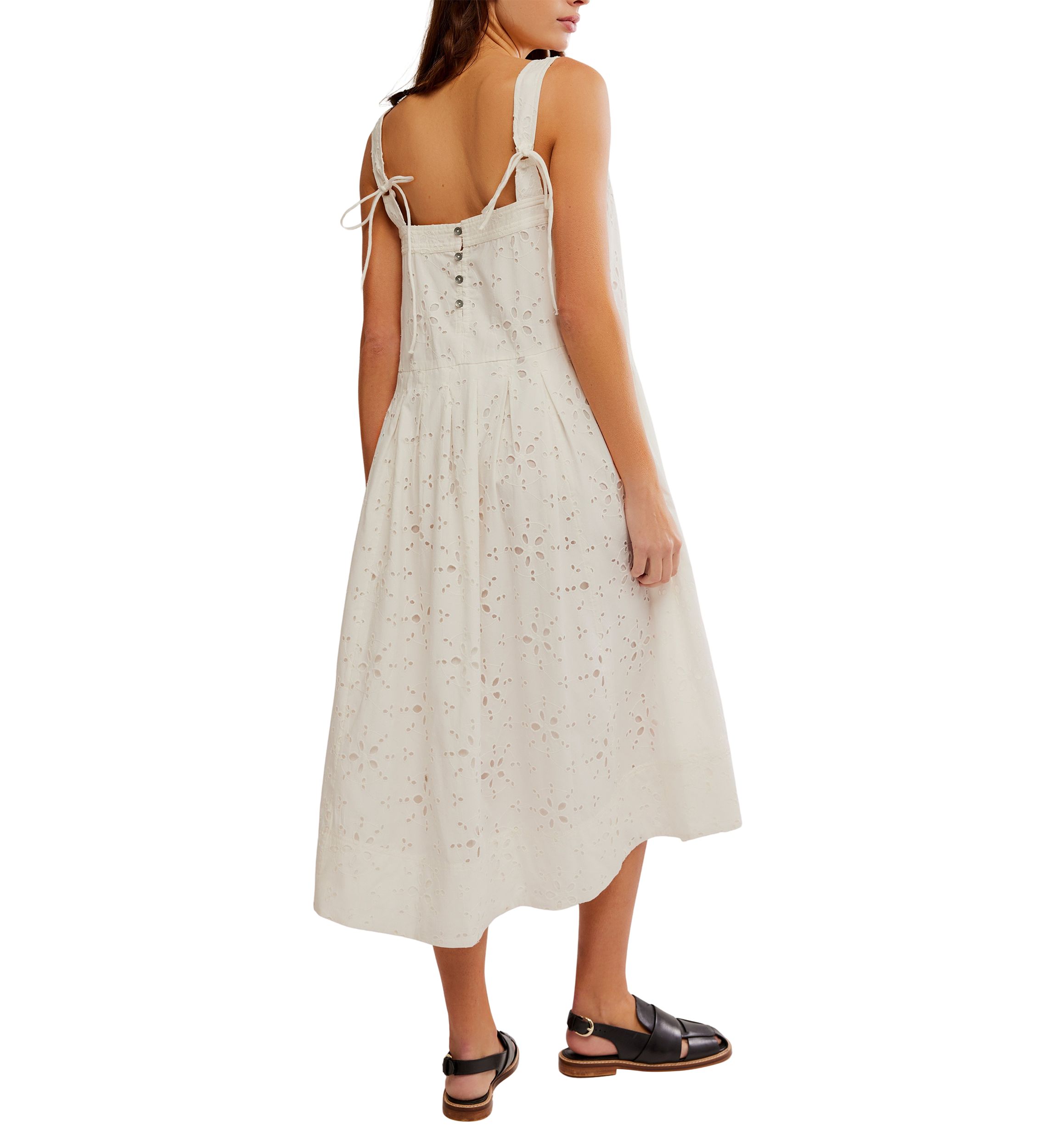 Primavera Eyelet Midi Dress