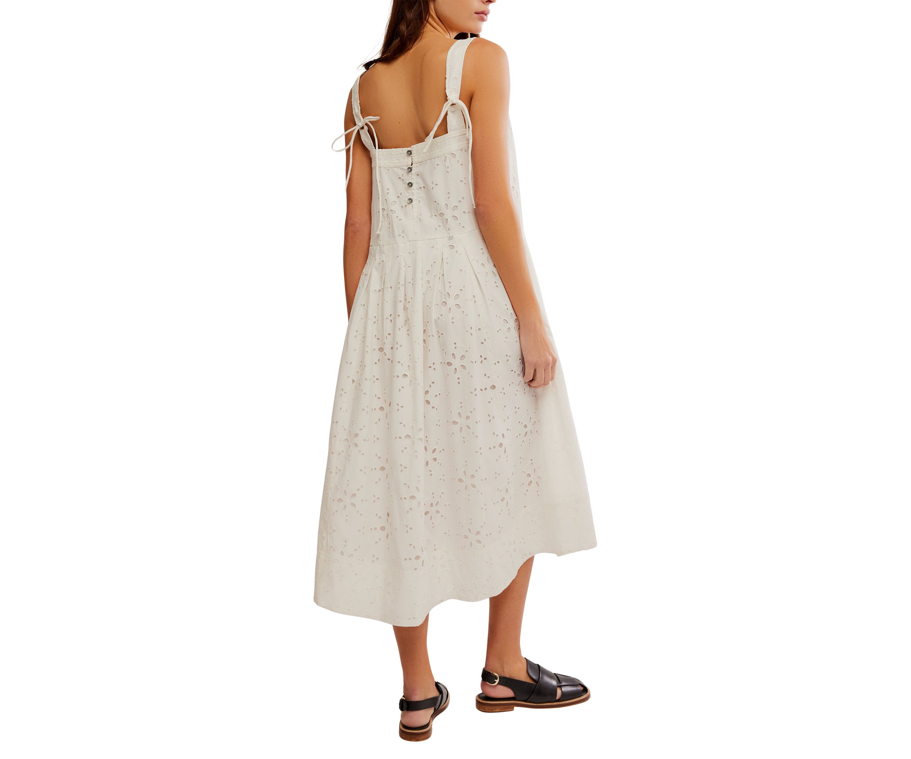 Primavera Eyelet Midi Dress