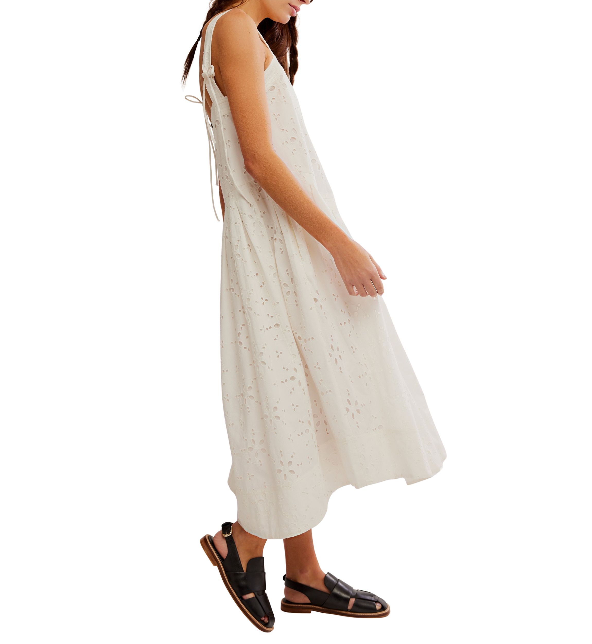 Primavera Eyelet Midi Dress