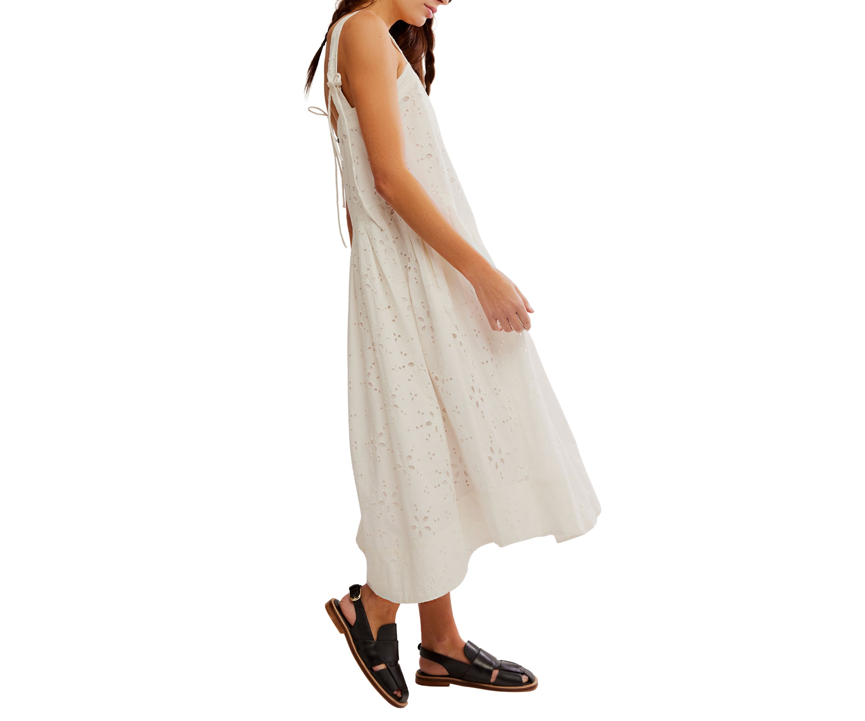 Primavera Eyelet Midi Dress