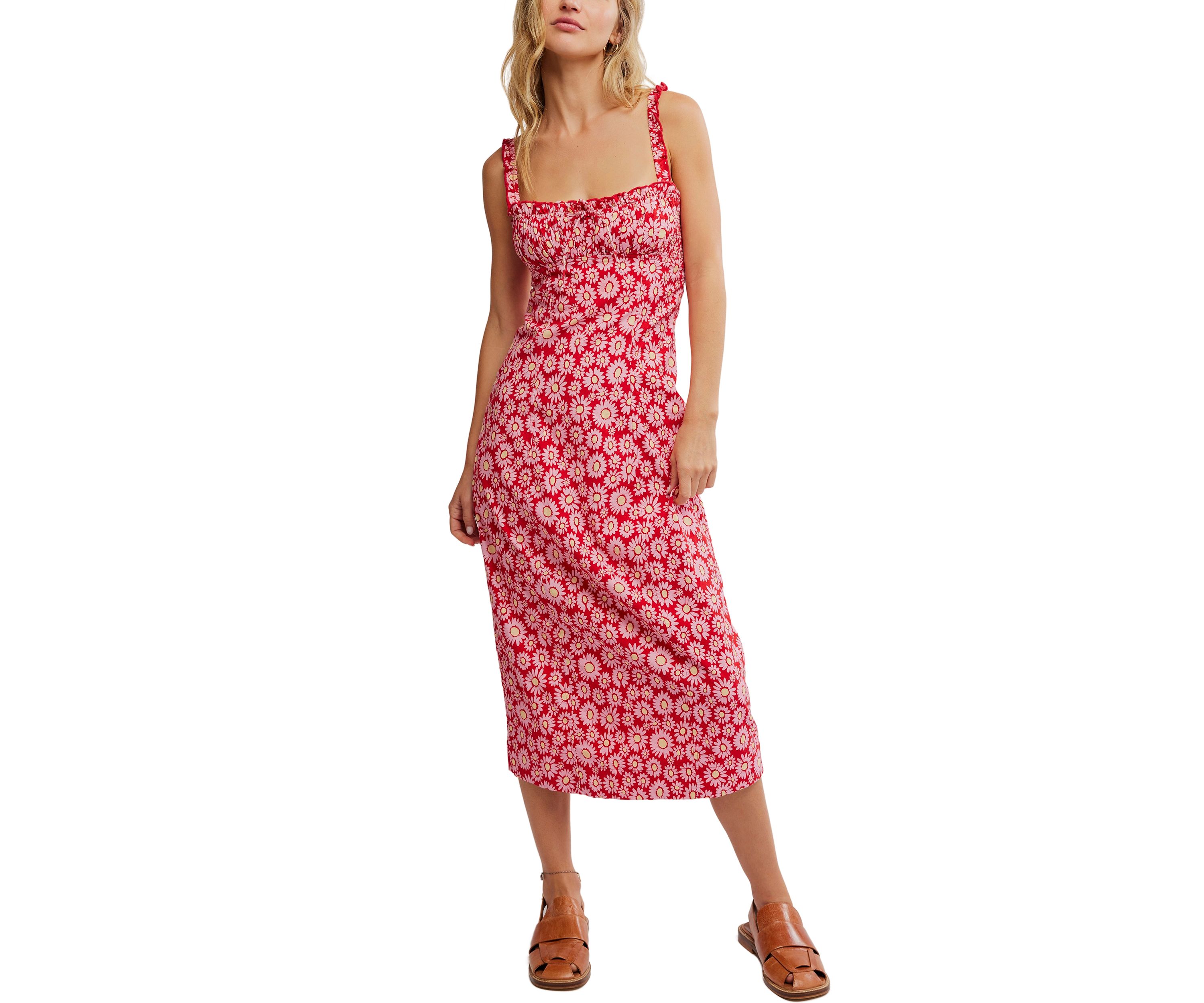 Lucinda Printed Midi Dress