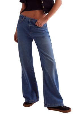 Free People Women's We The Free Stride Straight 'N Wide Jeans