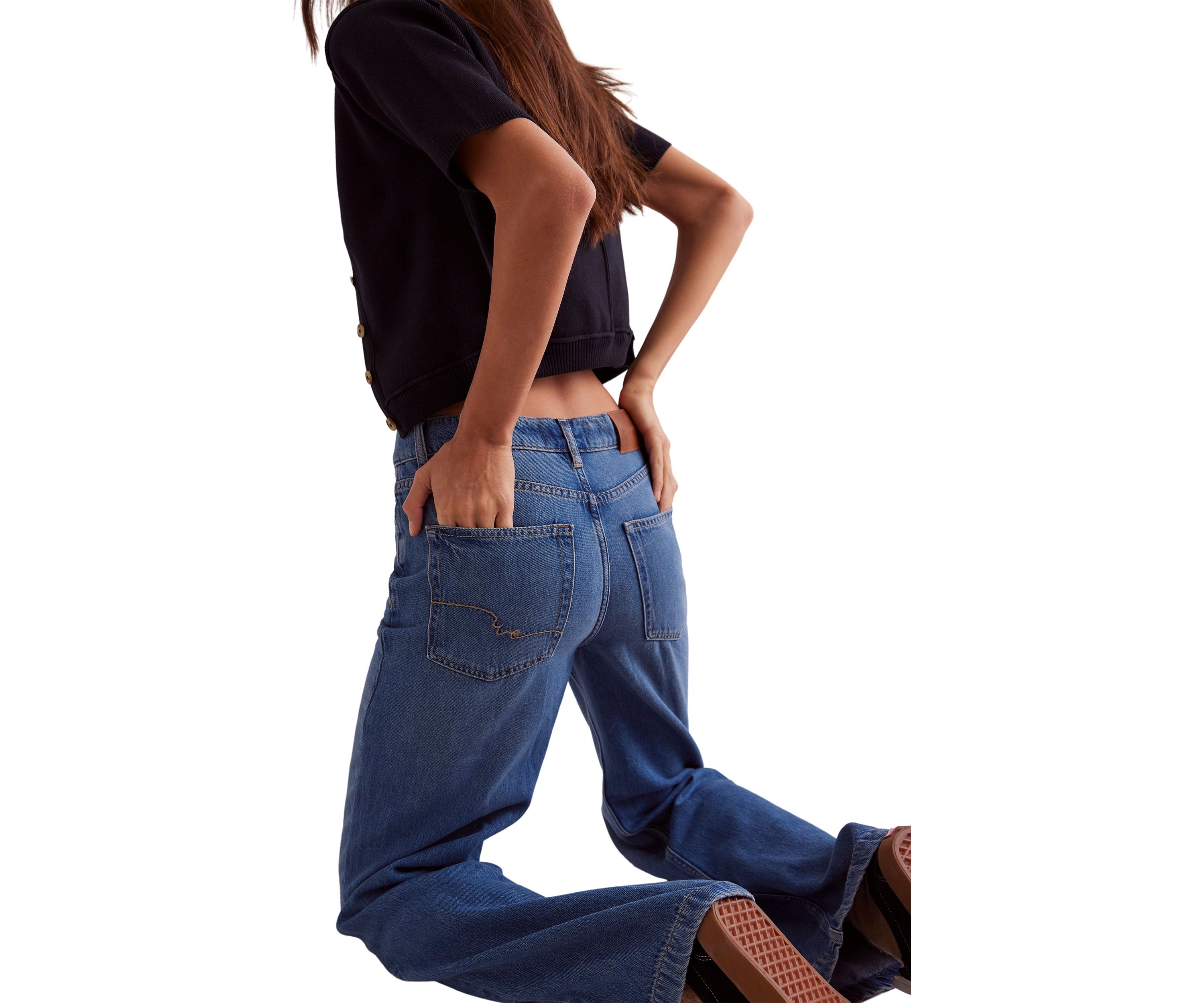 We The Free Stride Straight N Wide Jeans
