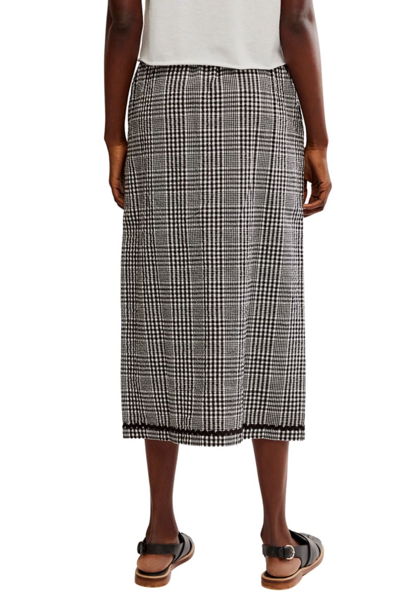 Penelope Gingham Midi Skirt 