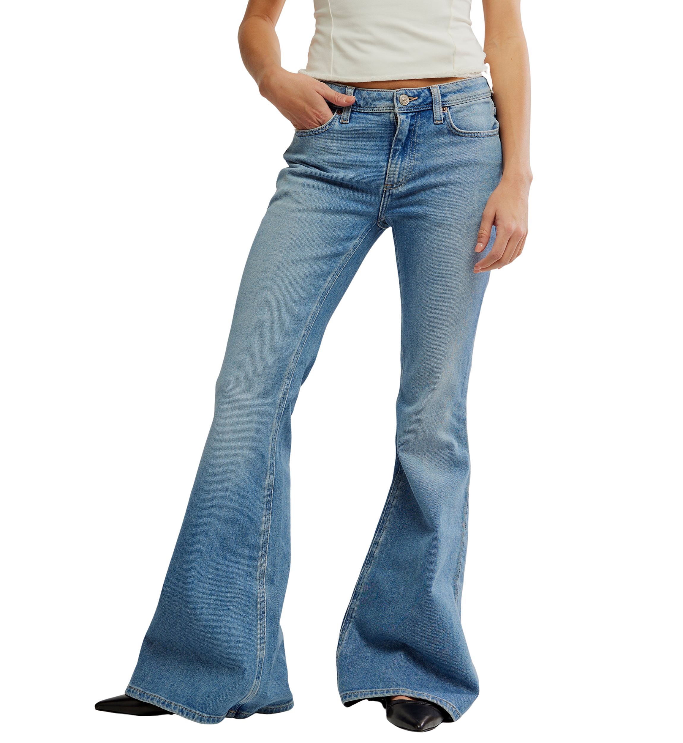We The Free Love Bomb Flare Jeans